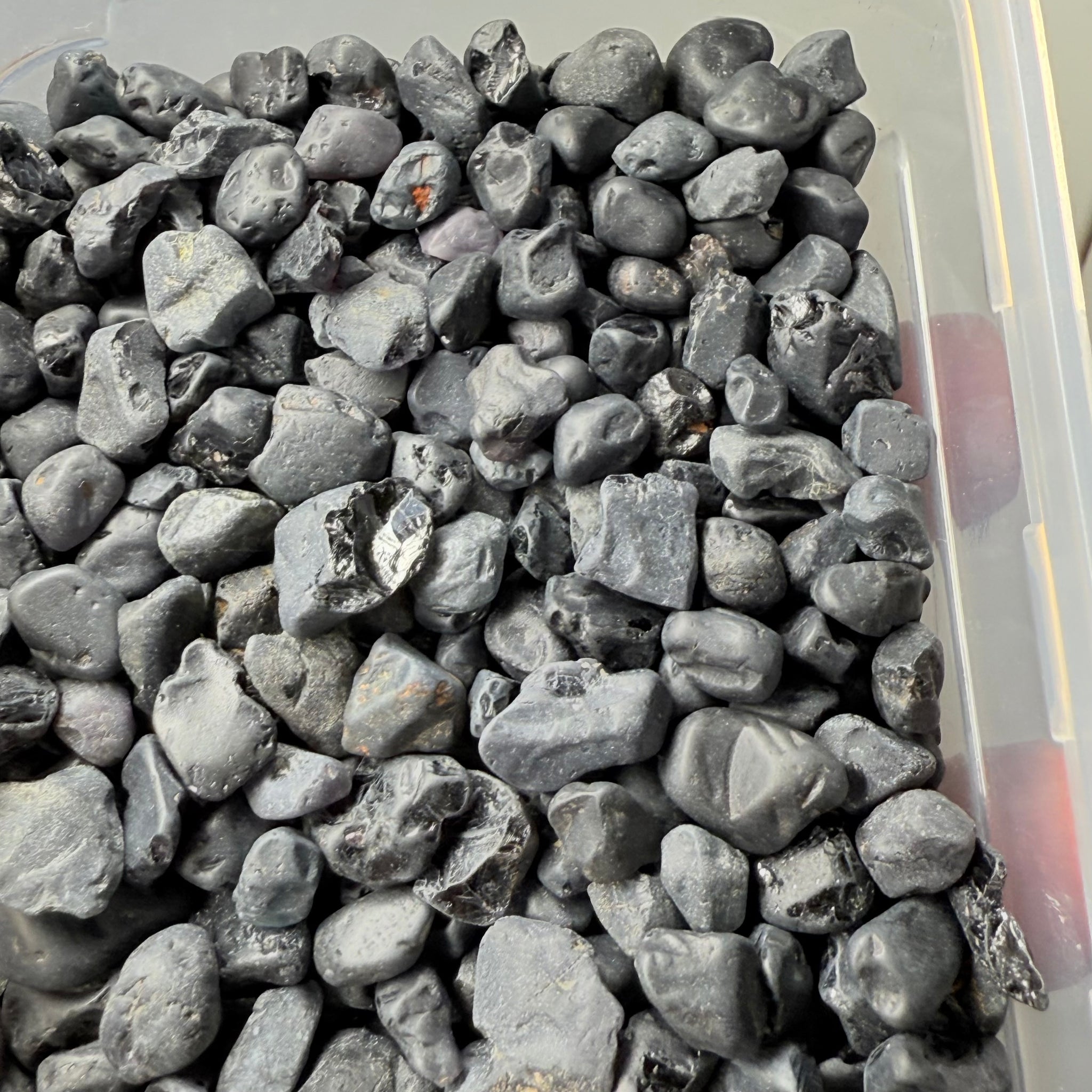 Very Dark Mozambique Black Spinels Lot, 238gm / 1190ct, Mozambique, Untreated Unheated