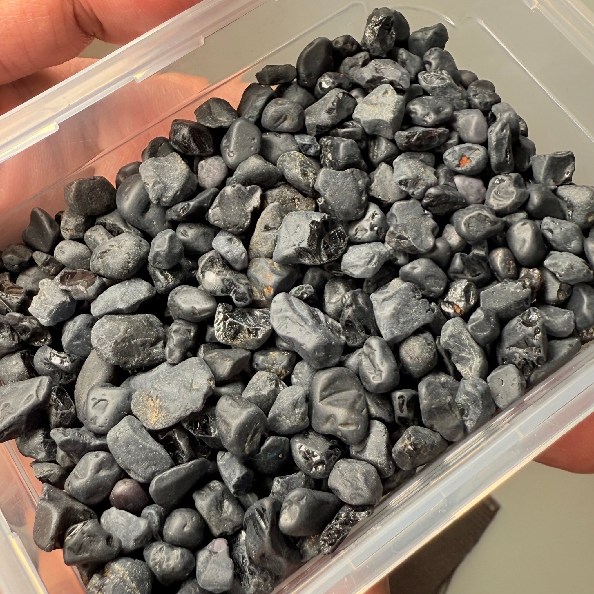 Very Dark Mozambique Black Spinels Lot, 238gm / 1190ct, Mozambique, Untreated Unheated