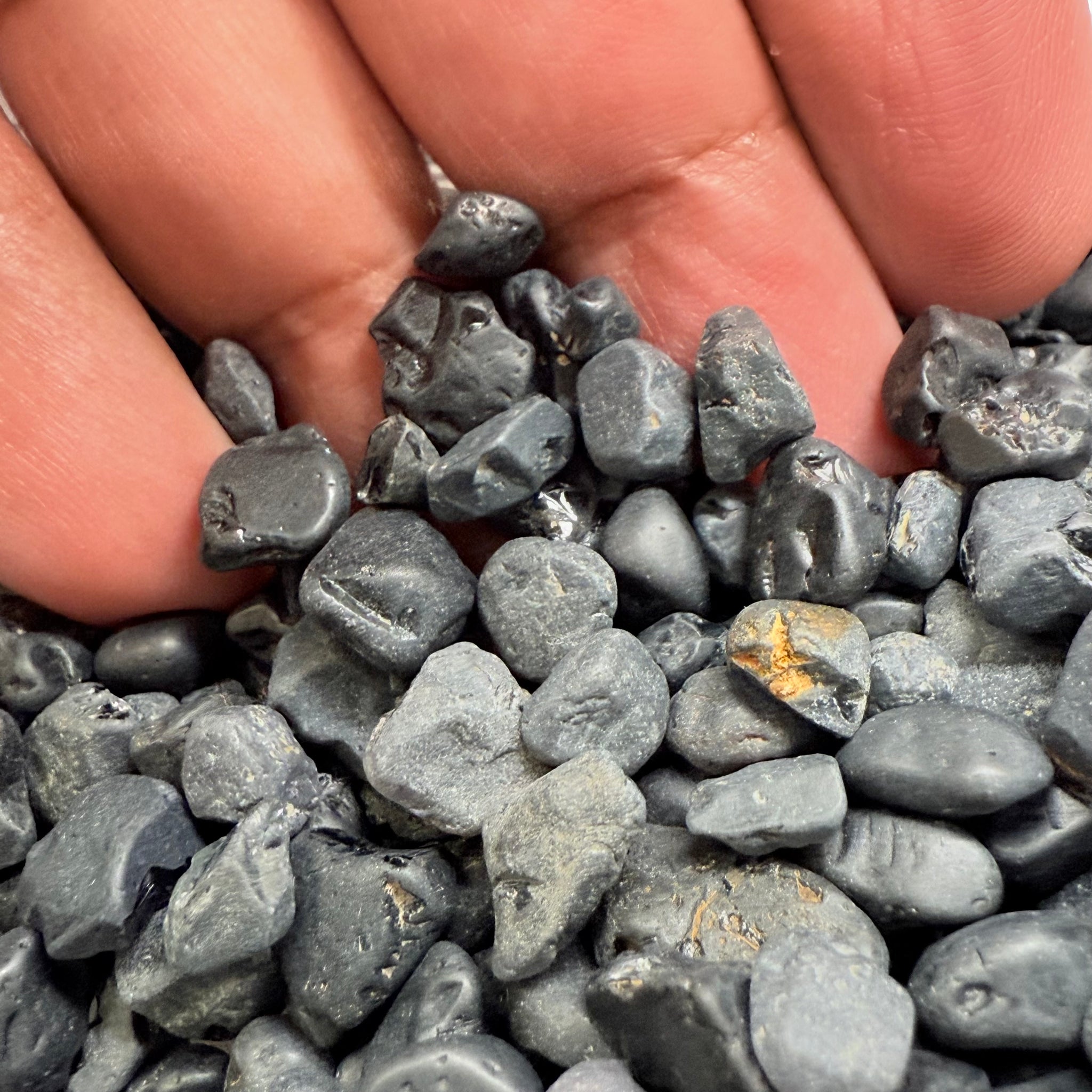 Very Dark Mozambique Black Spinels Lot, 238gm / 1190ct, Mozambique, Untreated Unheated