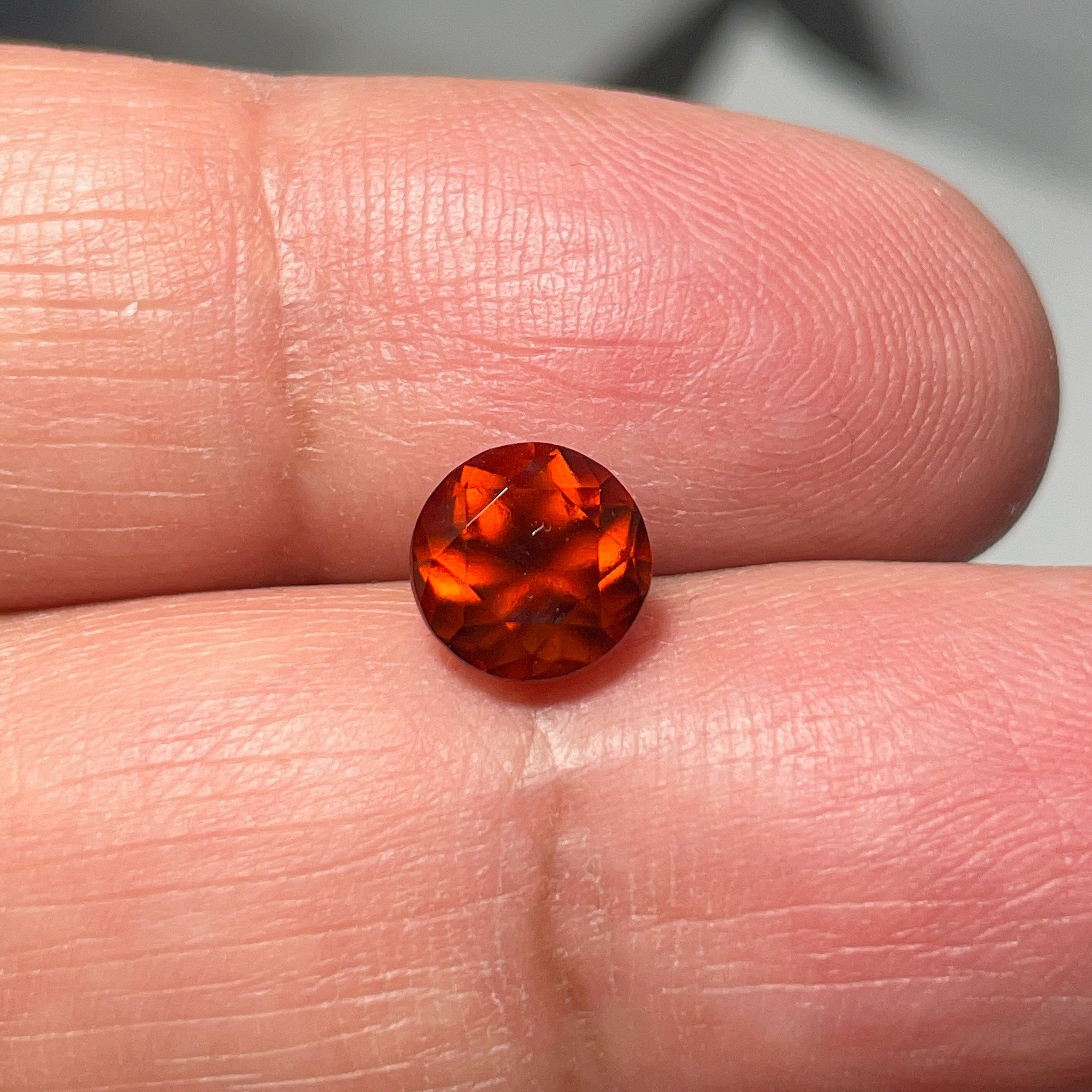 1.97Ct Hessonite Garnet Tanzania.