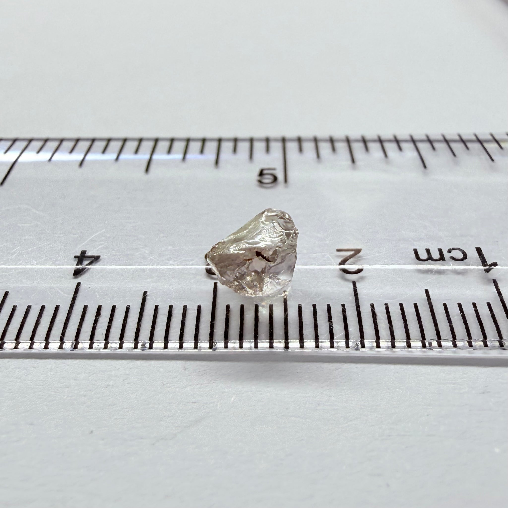 Tanzanite, near colourless, 1.59ct, Tanzania, Untreated Unheated, VVS-IF