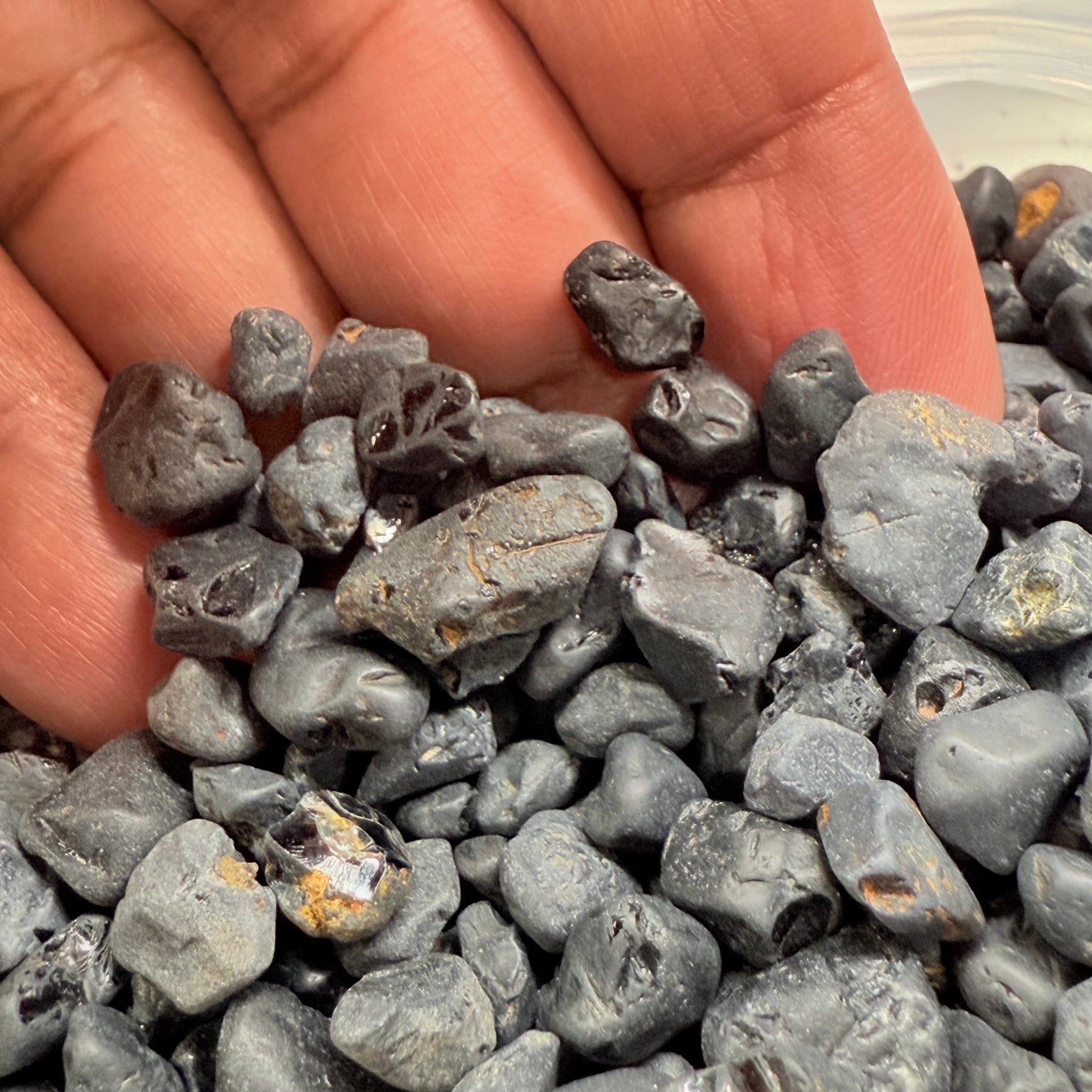 Very Dark Mozambique Black Spinels Lot, 238gm / 1190ct, Mozambique, Untreated Unheated