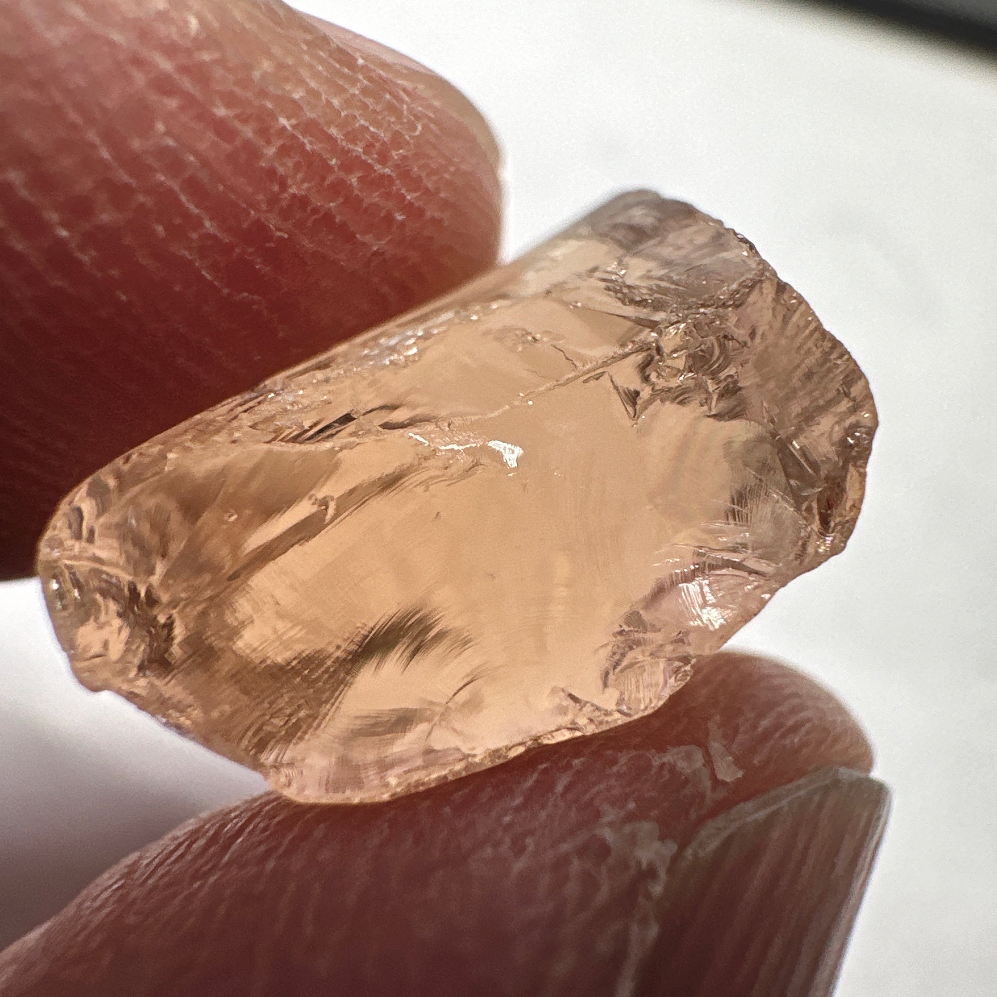 Peach Pink Scapolite, 21.31ct, Very Rare, Tanzania, Untreated Unheated, VVS-IF (flawless)