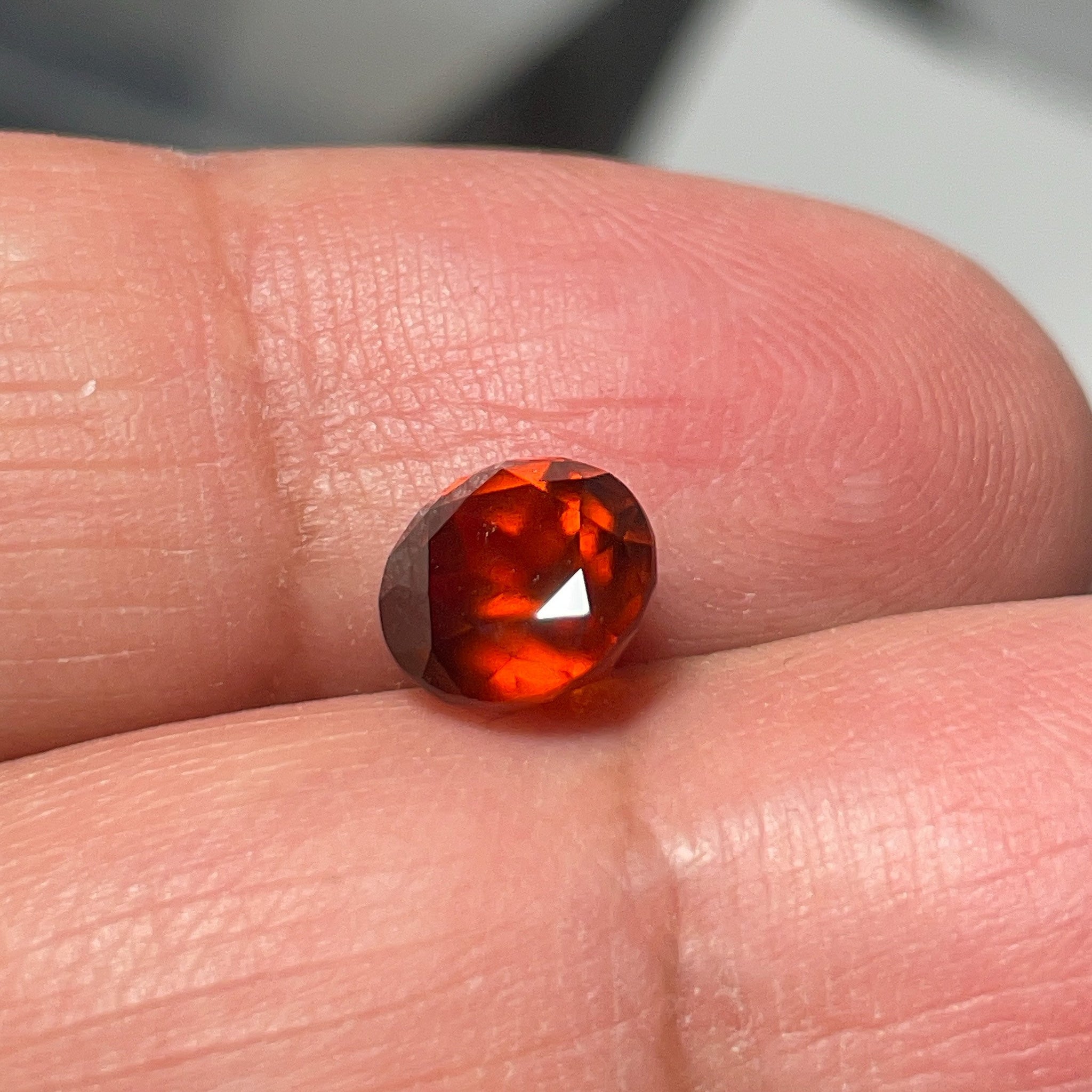 1.97Ct Hessonite Garnet Tanzania.