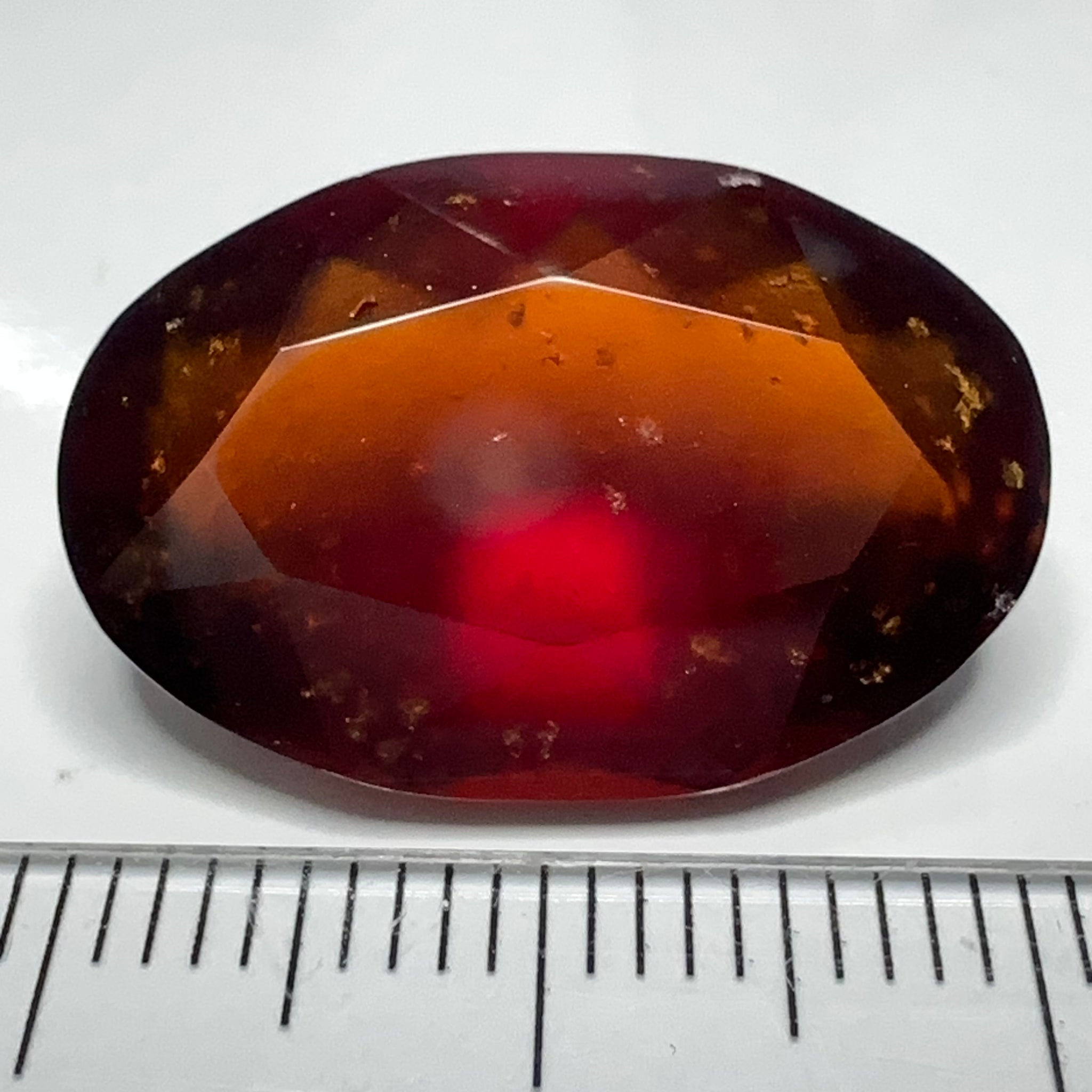 Hessonite Garnet, 20.13ct, Tanzania, Untreated Unheated.