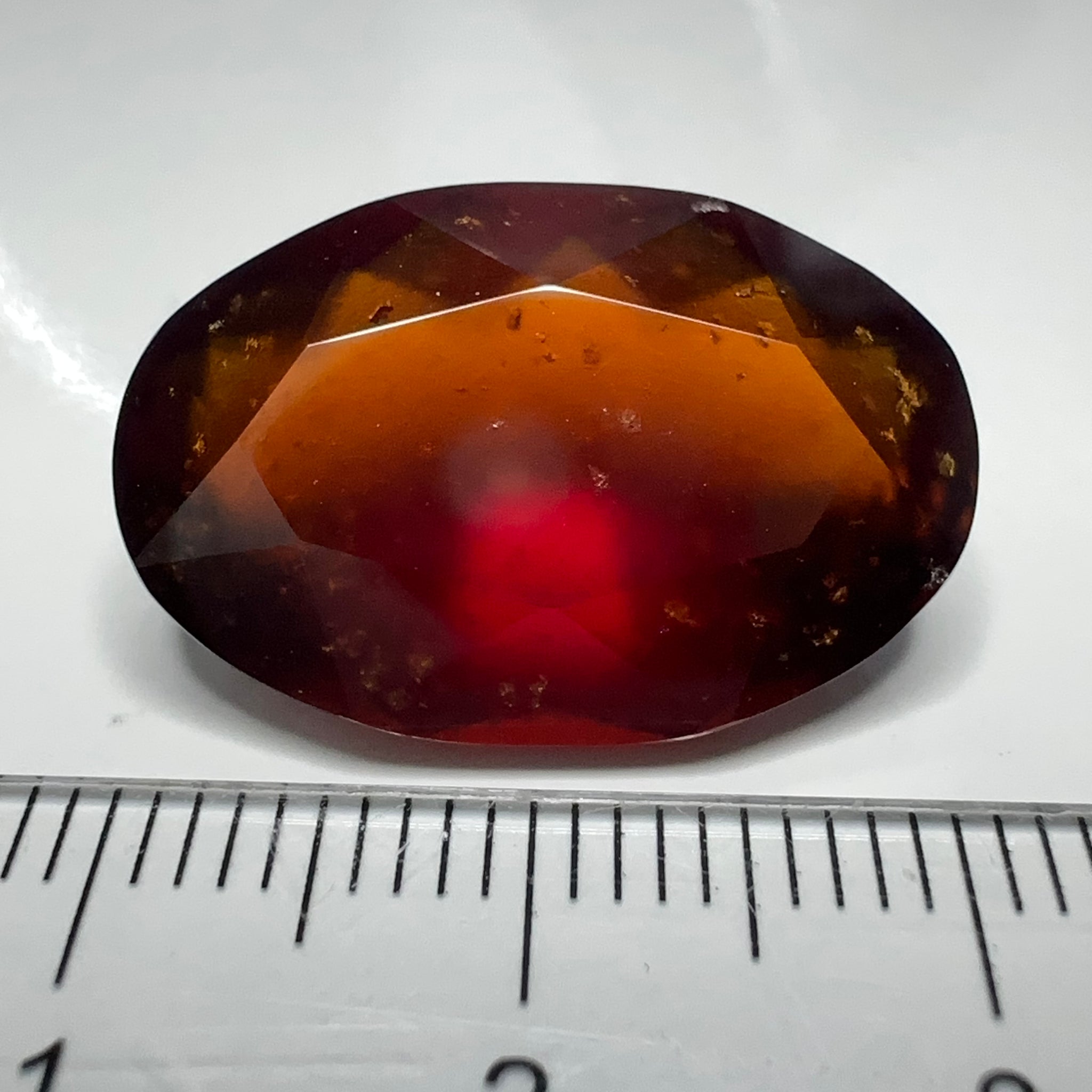 Hessonite Garnet, 20.13ct, Tanzania, Untreated Unheated.