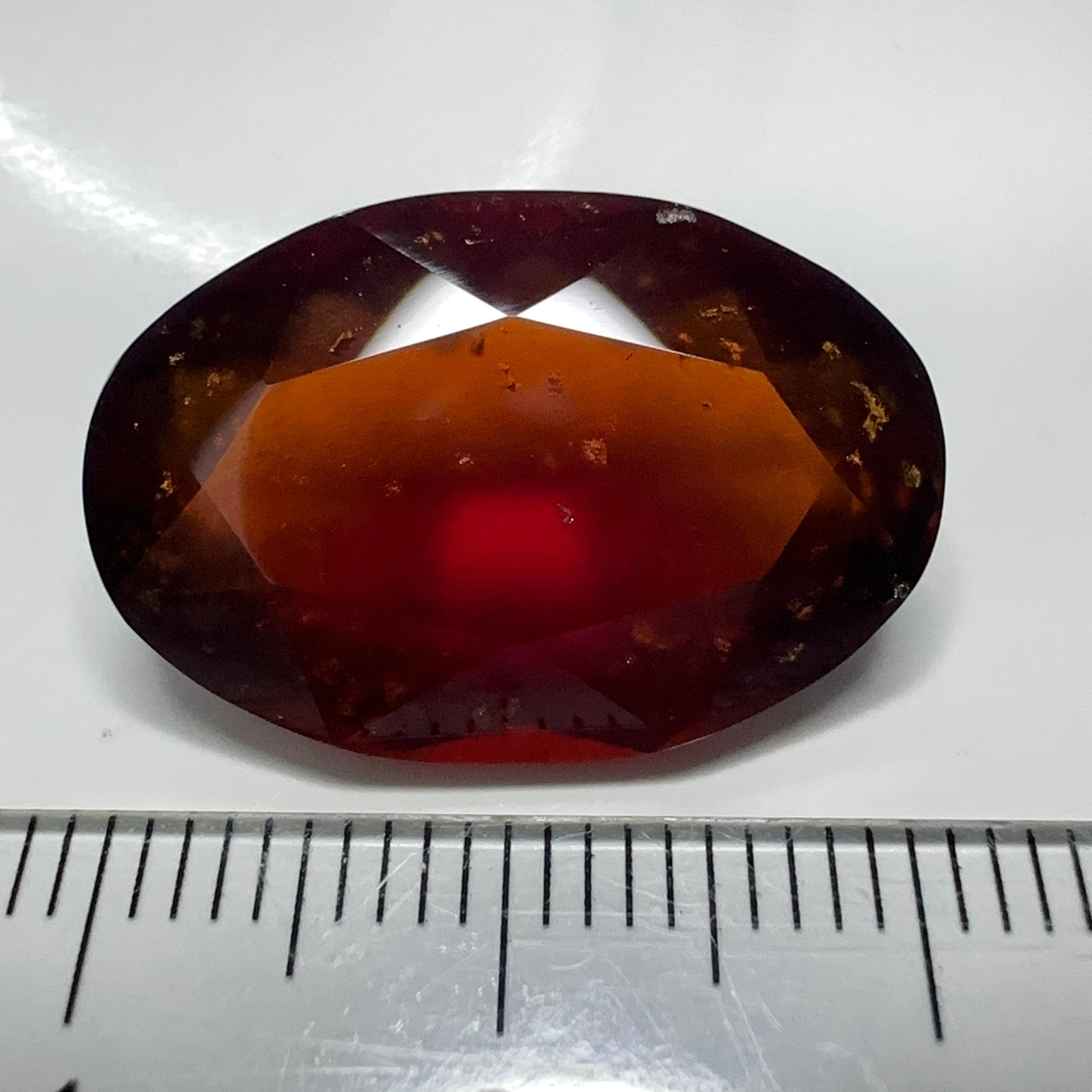 Hessonite Garnet, 20.13ct, Tanzania, Untreated Unheated.
