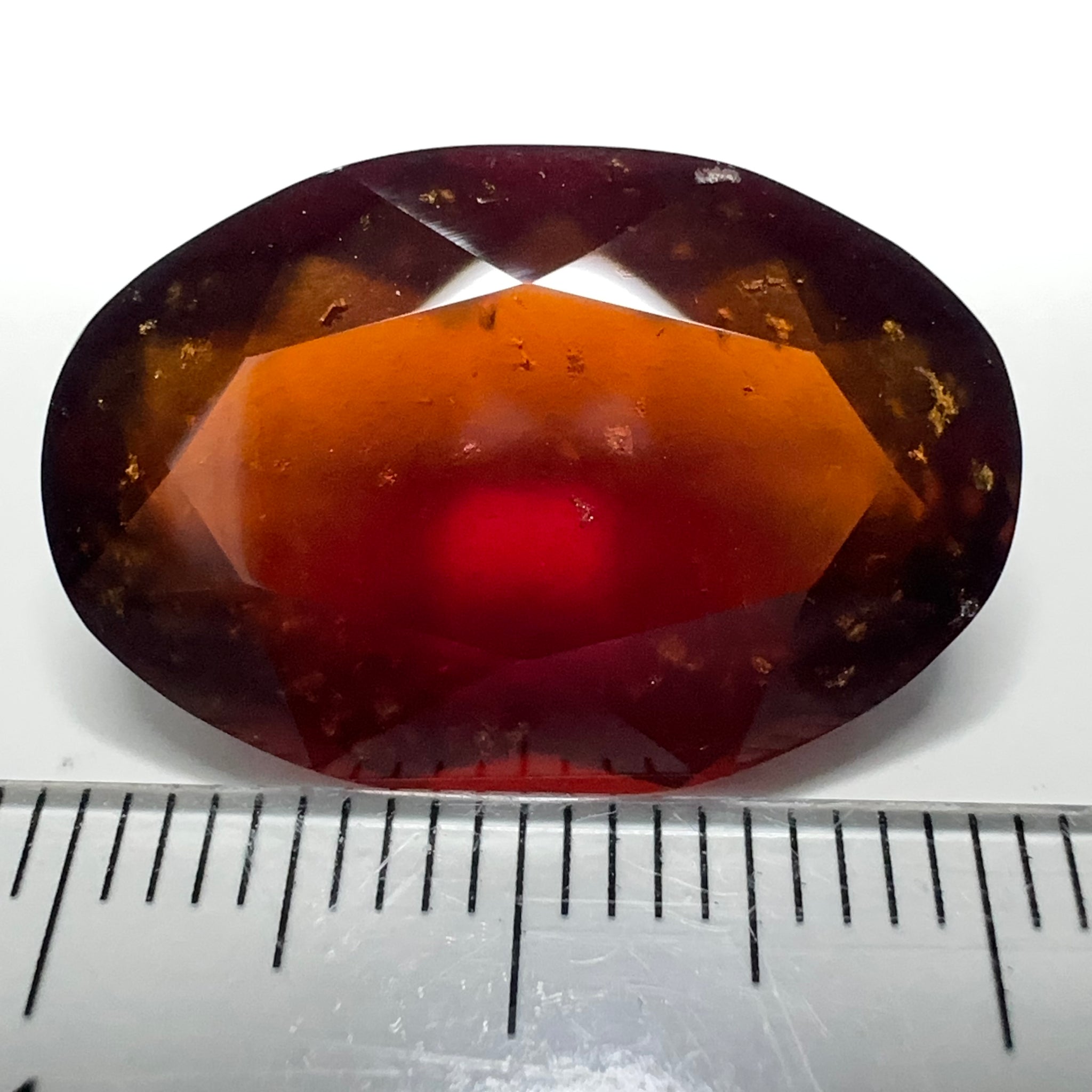 Hessonite Garnet, 20.13ct, Tanzania, Untreated Unheated.