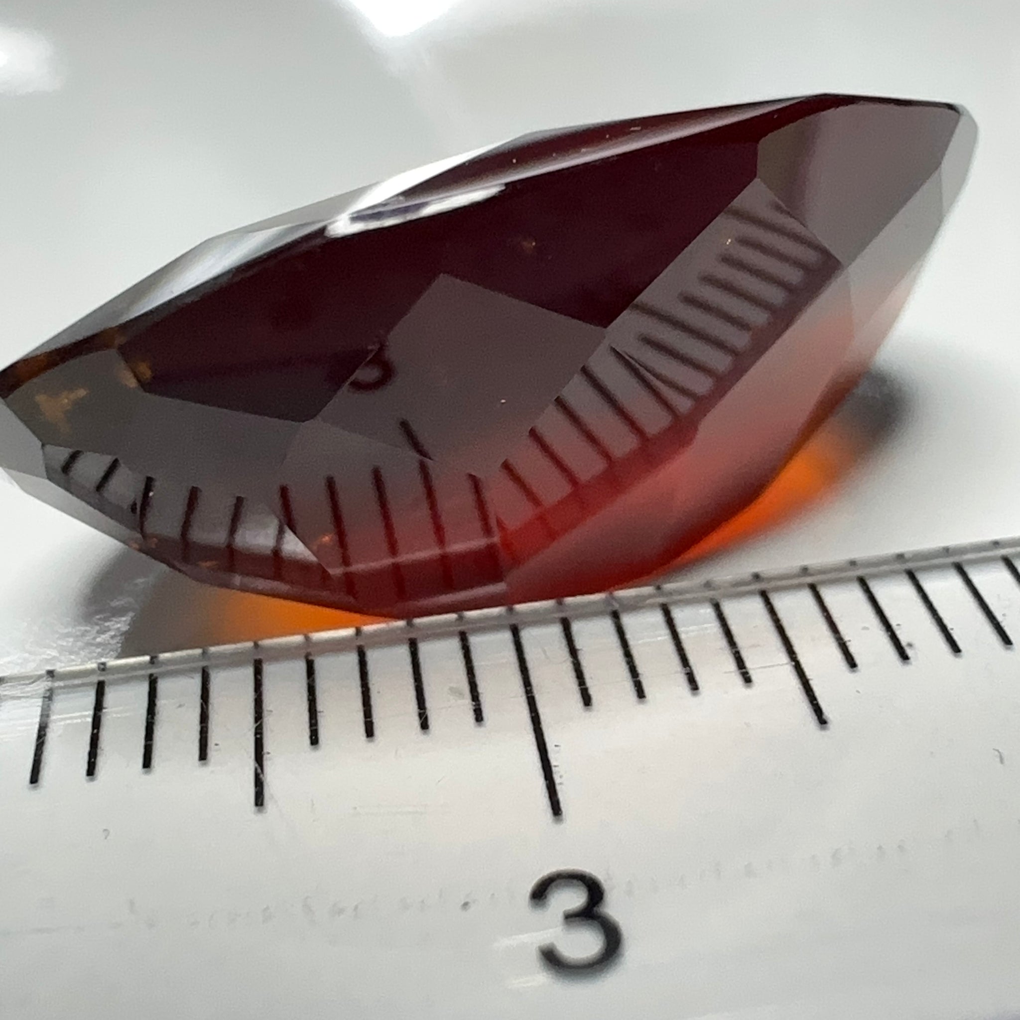 Hessonite Garnet, 20.13ct, Tanzania, Untreated Unheated.