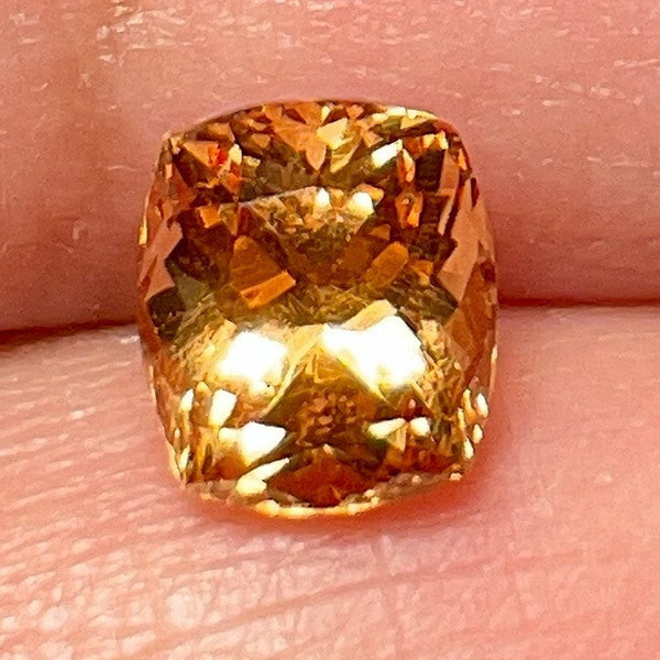 1.55Ct Orange Grossular Garnet Merelani Tanzania.