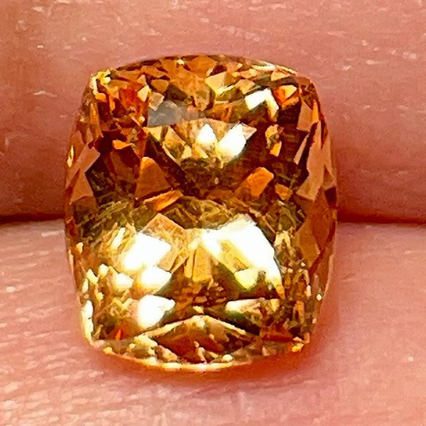 1.55Ct Orange Grossular Garnet Merelani Tanzania.