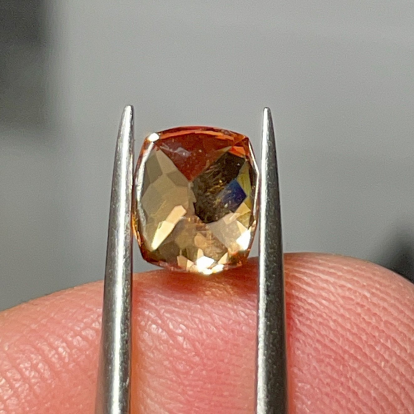 1.55Ct Orange Grossular Garnet Merelani Tanzania.