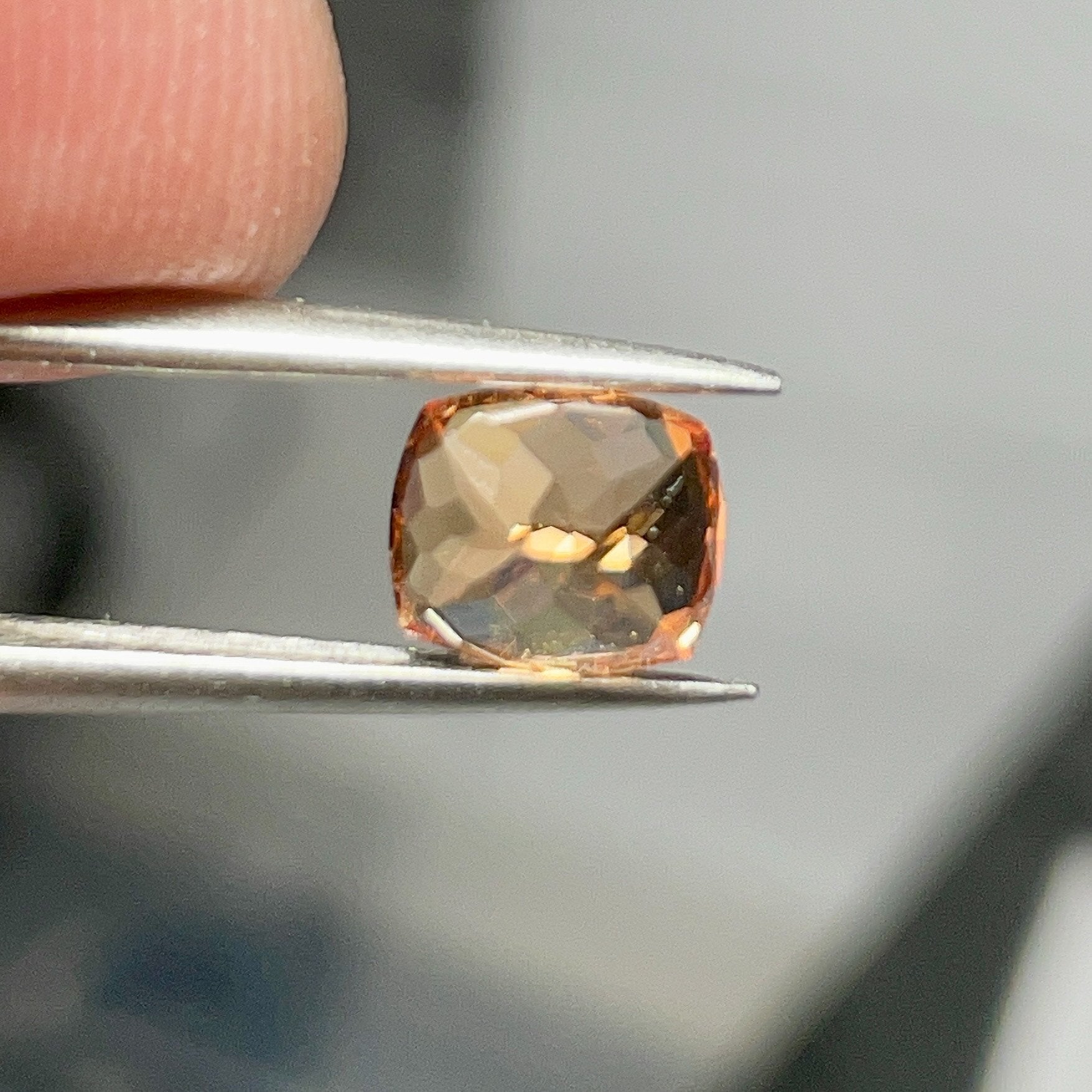 1.55Ct Orange Grossular Garnet Merelani Tanzania.
