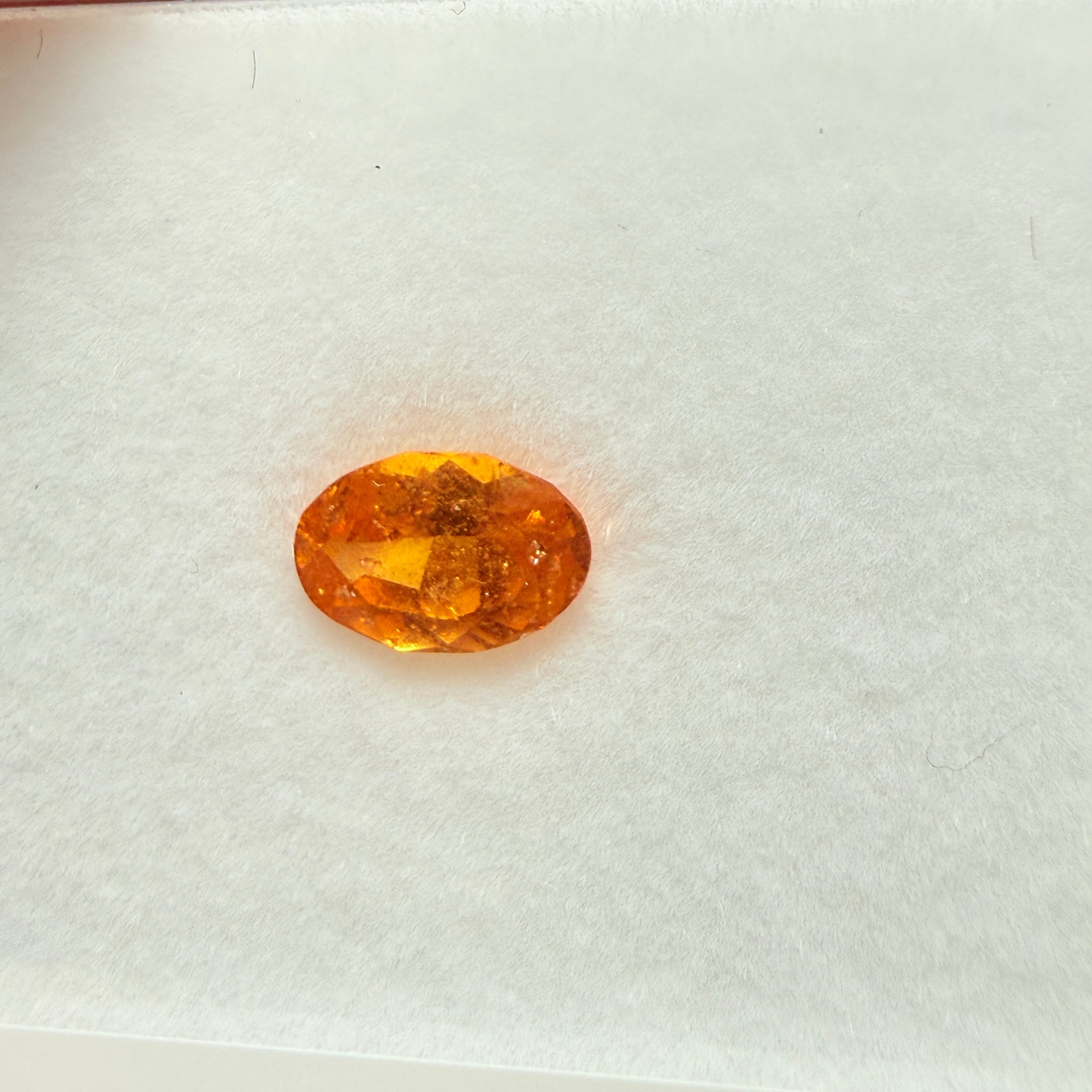 Mandarin Spessartite, 1.12ct, Loliondo, Tanzania, Untreated Unheated