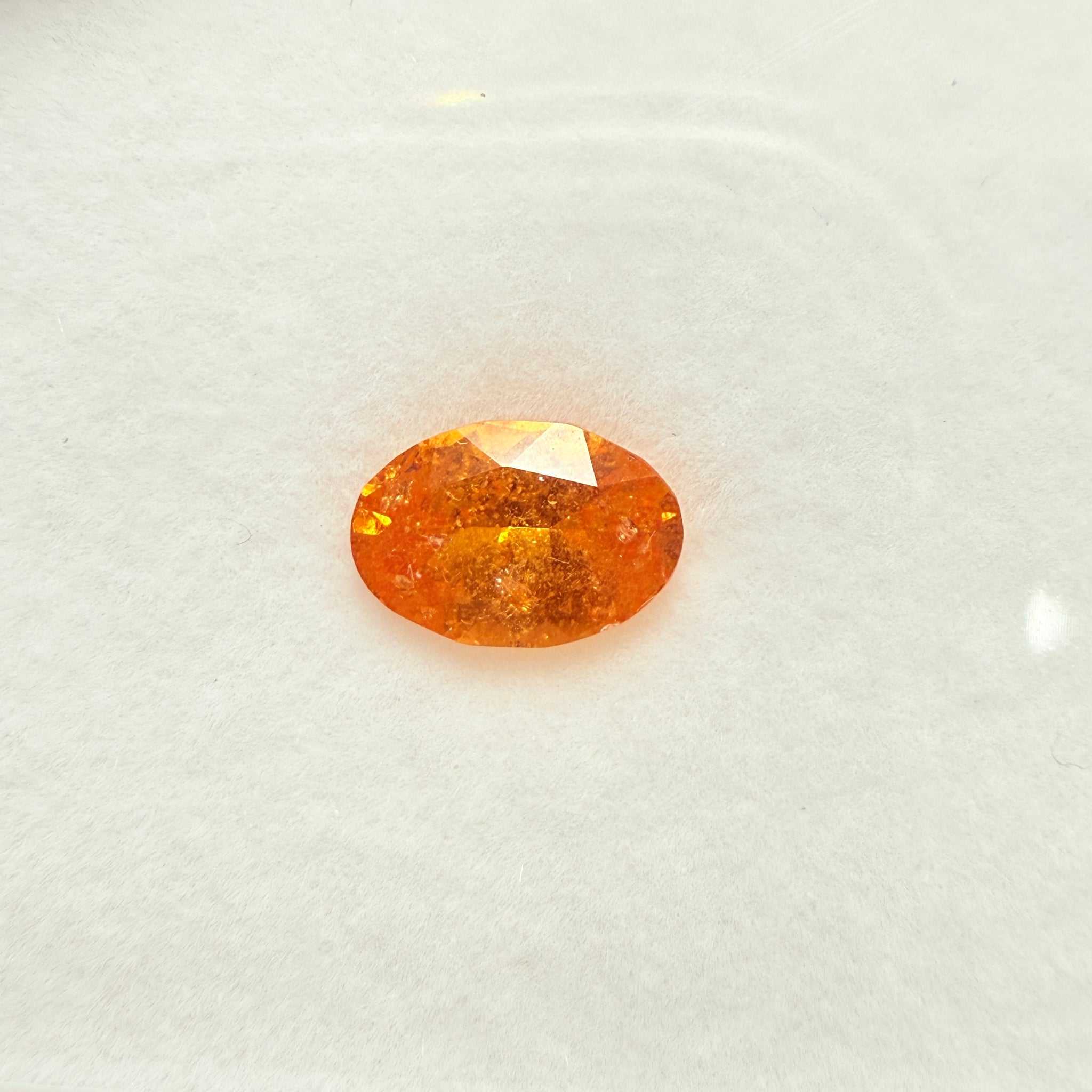 Mandarin Spessartite, 1.12ct, Loliondo, Tanzania, Untreated Unheated