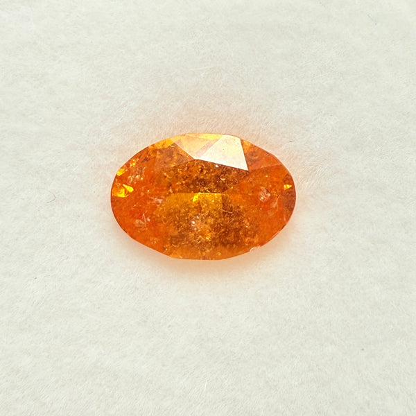Mandarin Spessartite, 1.12ct, Loliondo, Tanzania, Untreated Unheated
