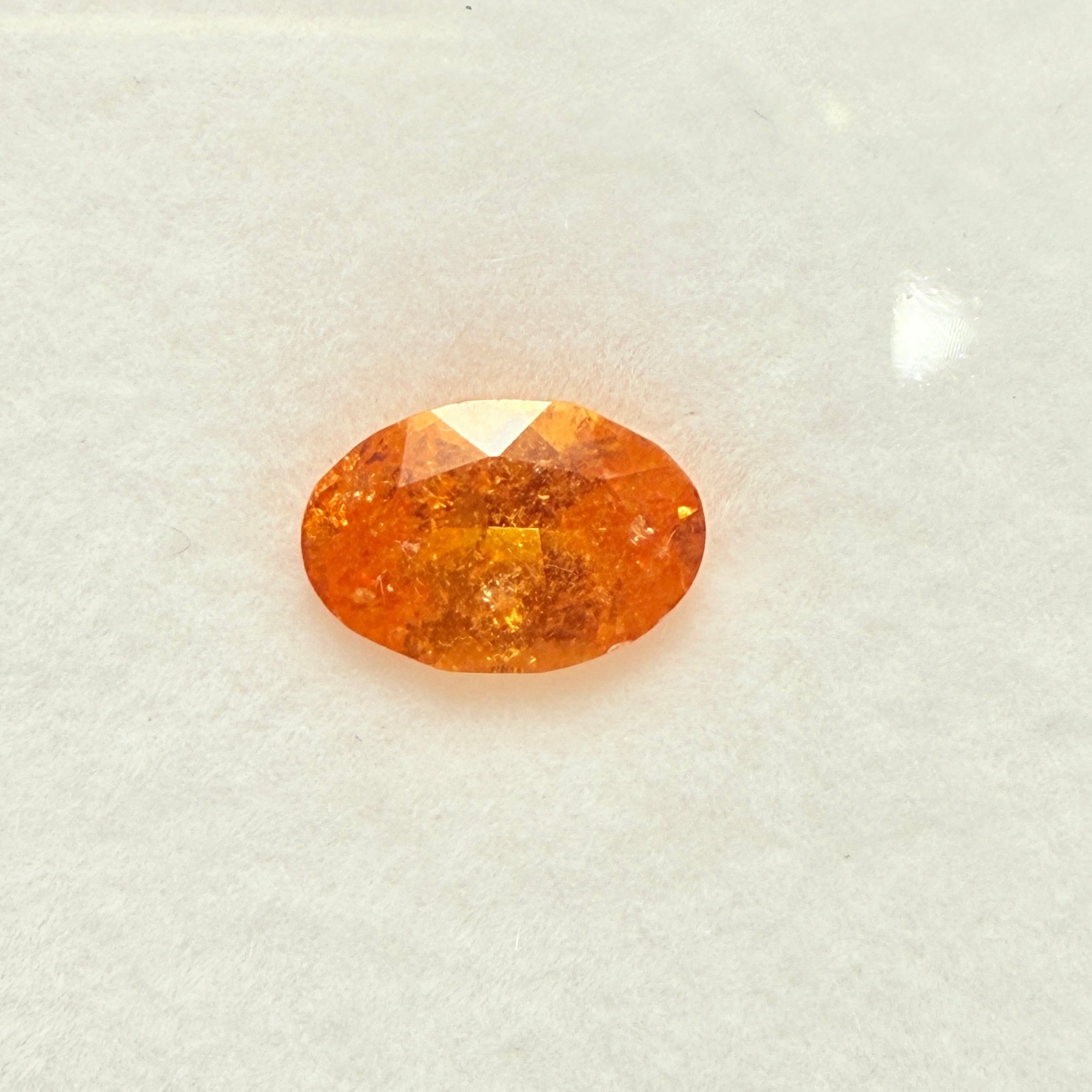 Mandarin Spessartite, 1.12ct, Loliondo, Tanzania, Untreated Unheated