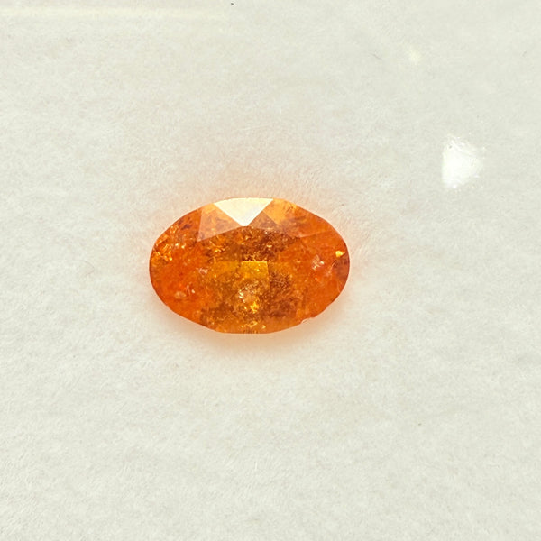 Mandarin Spessartite, 1.12ct, Loliondo, Tanzania, Untreated Unheated