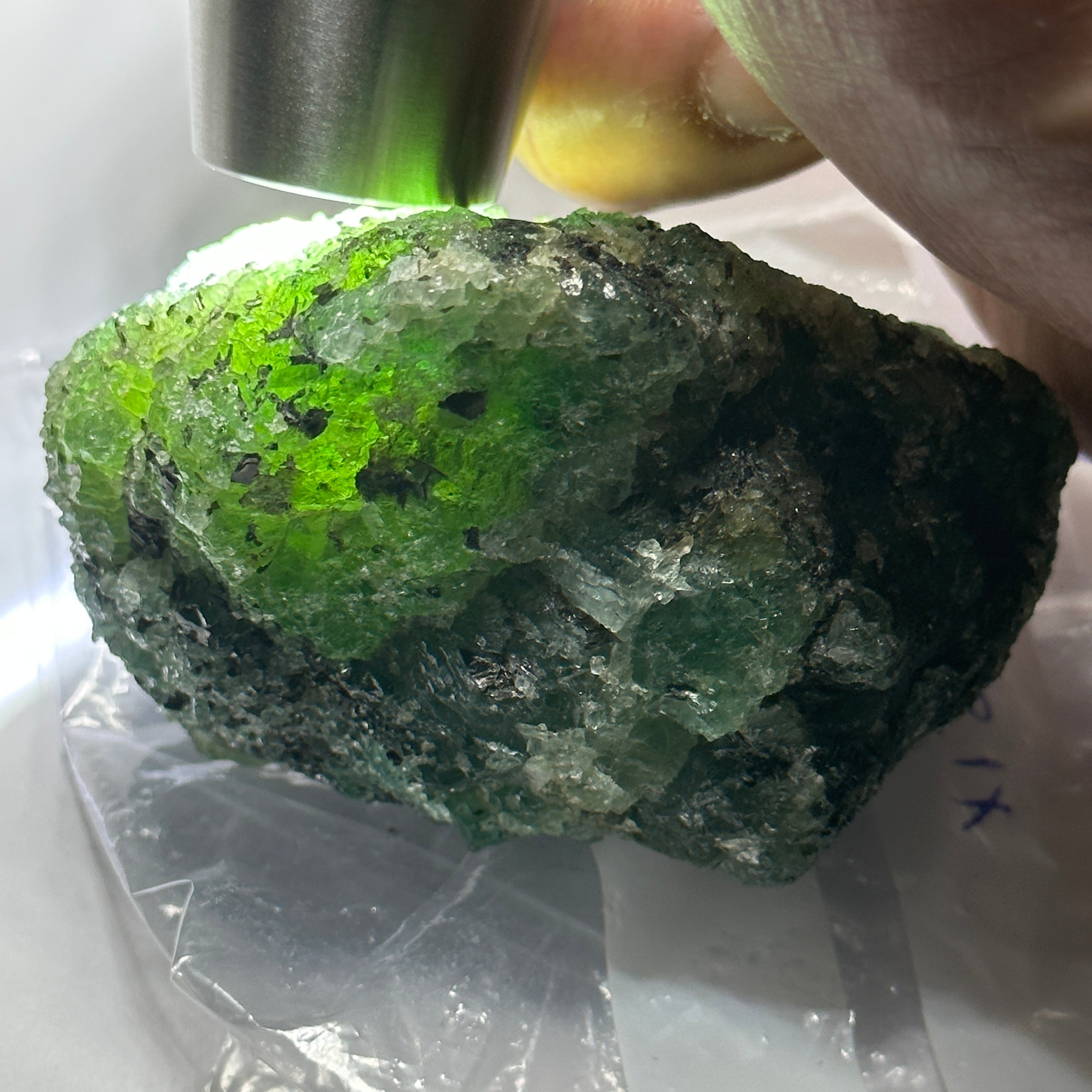 170gm Emerald on Matrix, Tanzania, Untreated Unheated, No Oil. 67.7 x 57 x 48.3mm