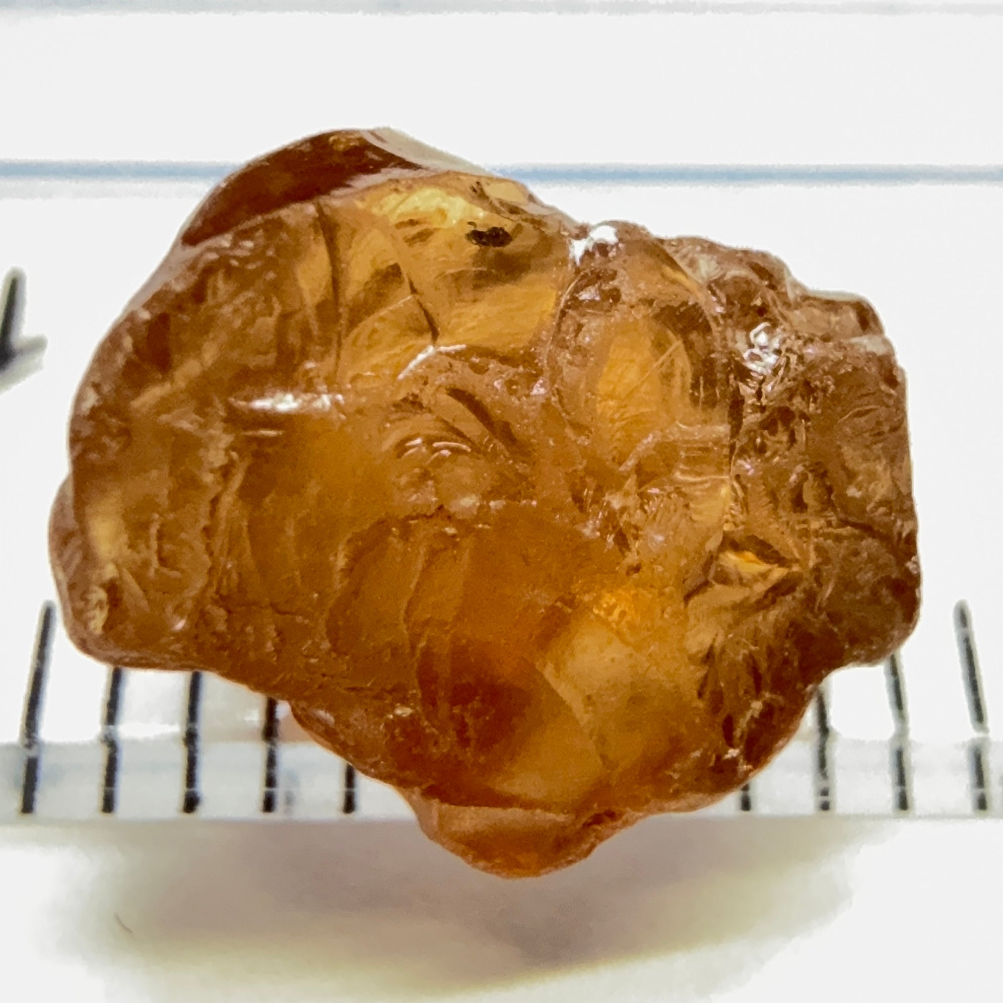 Malaya Garnet, 3.68ct, Tanzania, Untreated Unheated, slight silk, flattish shape