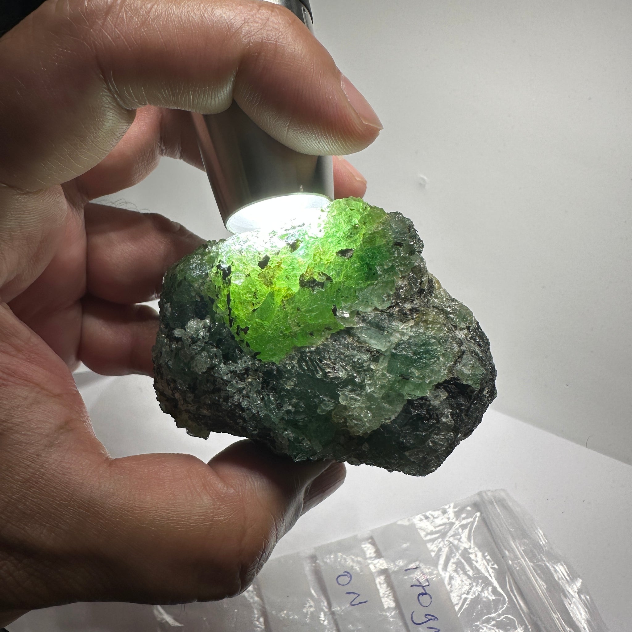 Emerald on Matrix, 170gm, Tanzania, Untreated Unheated, No Oil. 67.7 x 57 x 48.3mm.