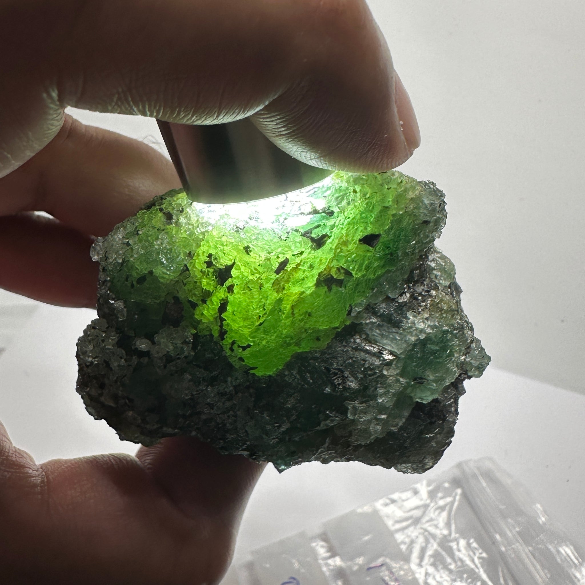 Emerald on Matrix, 170gm, Tanzania, Untreated Unheated, No Oil. 67.7 x 57 x 48.3mm.