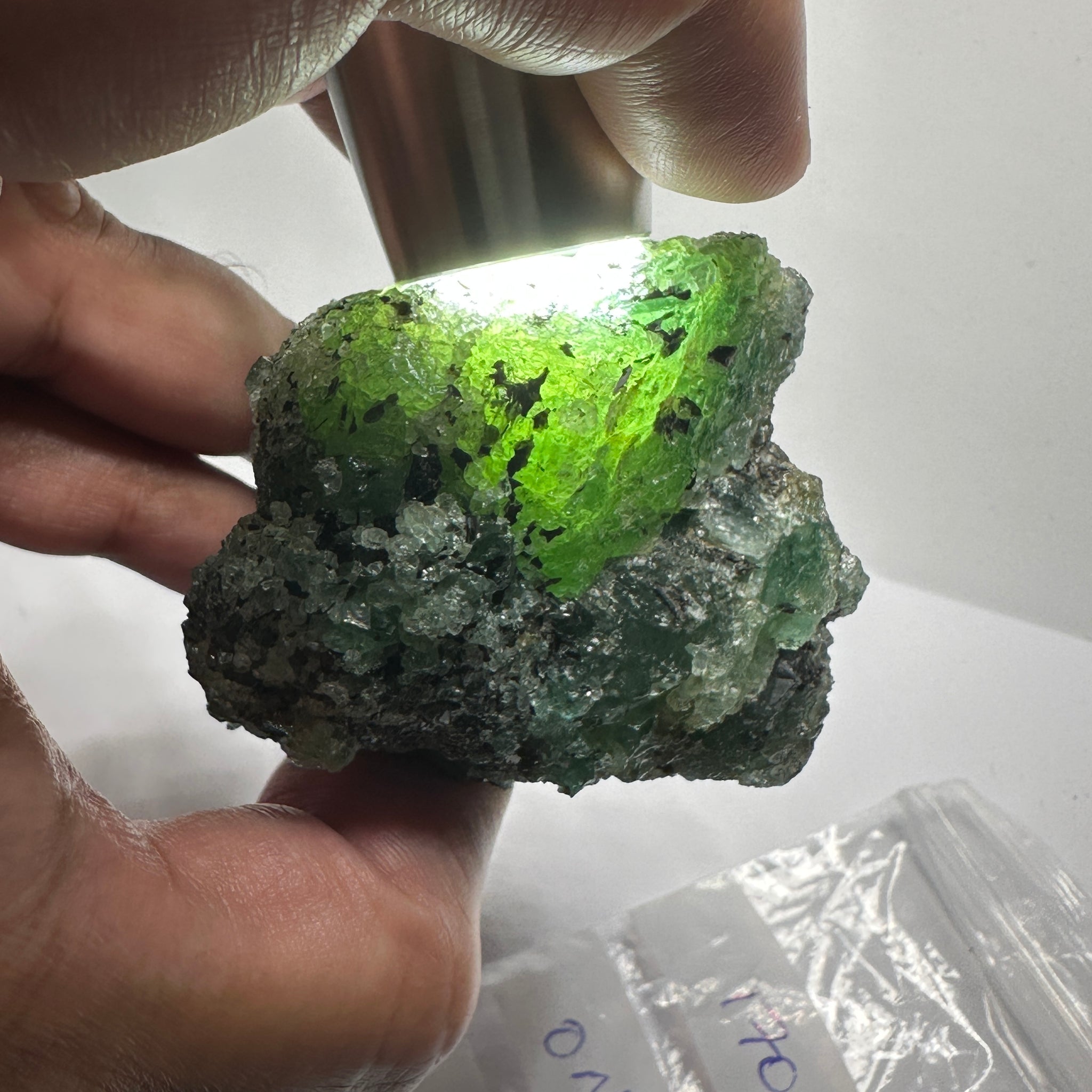 Emerald on Matrix, 170gm, Tanzania, Untreated Unheated, No Oil. 67.7 x 57 x 48.3mm.
