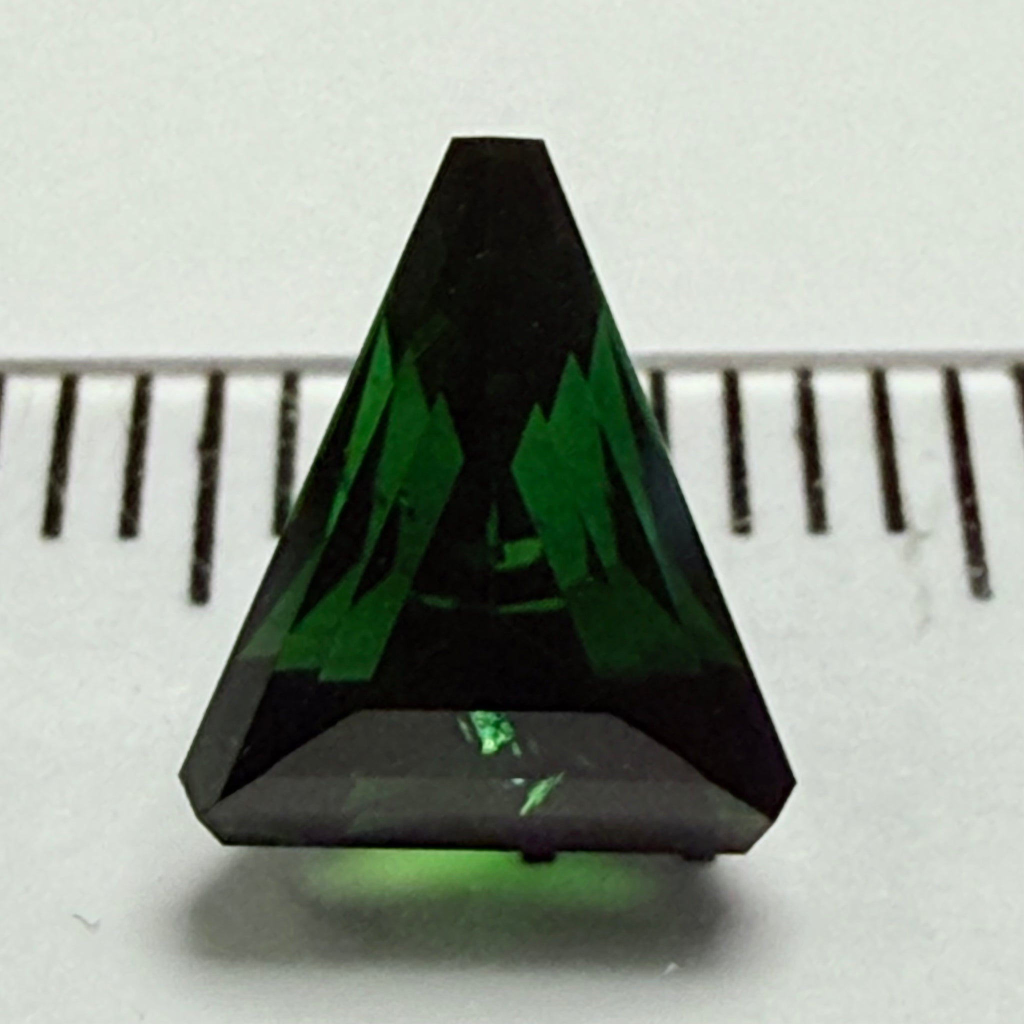 Chrome Tourmaline, 1.60ct, Landanai, Tanzania, Untreated Unheated, slightly included