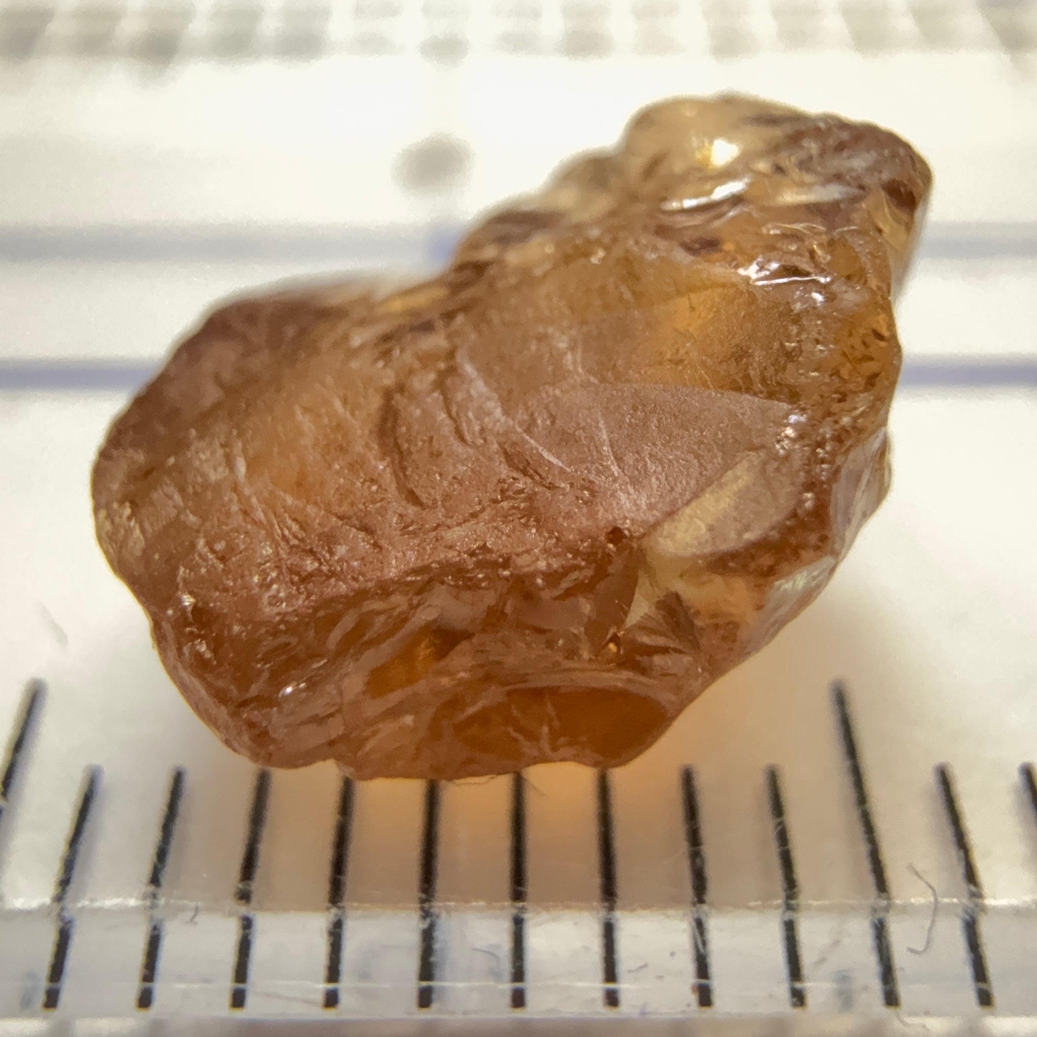 Malaya Garnet, 3.68ct, Tanzania, Untreated Unheated, slight silk, flattish shape