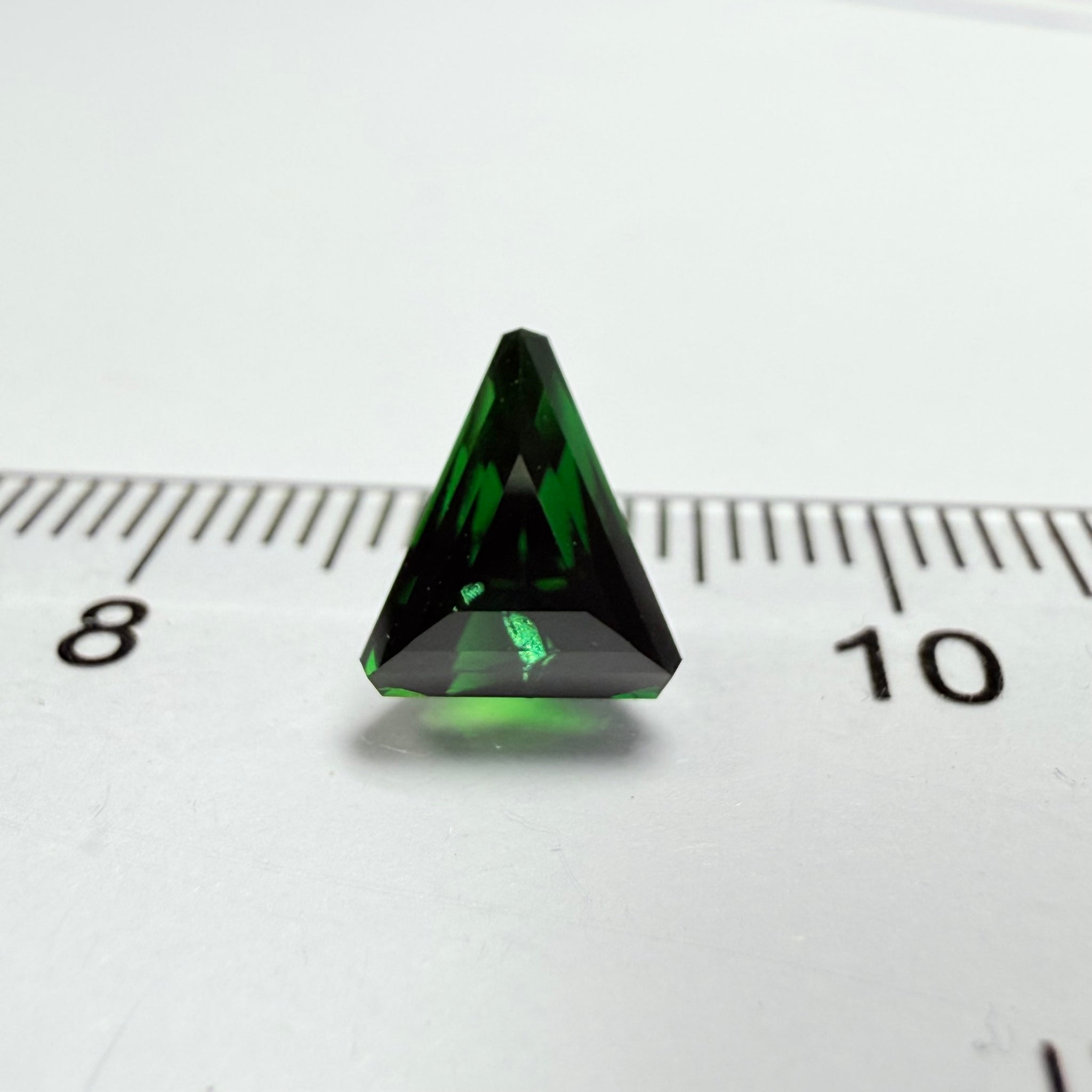 Chrome Tourmaline, 1.60ct, Landanai, Tanzania, Untreated Unheated, slightly included