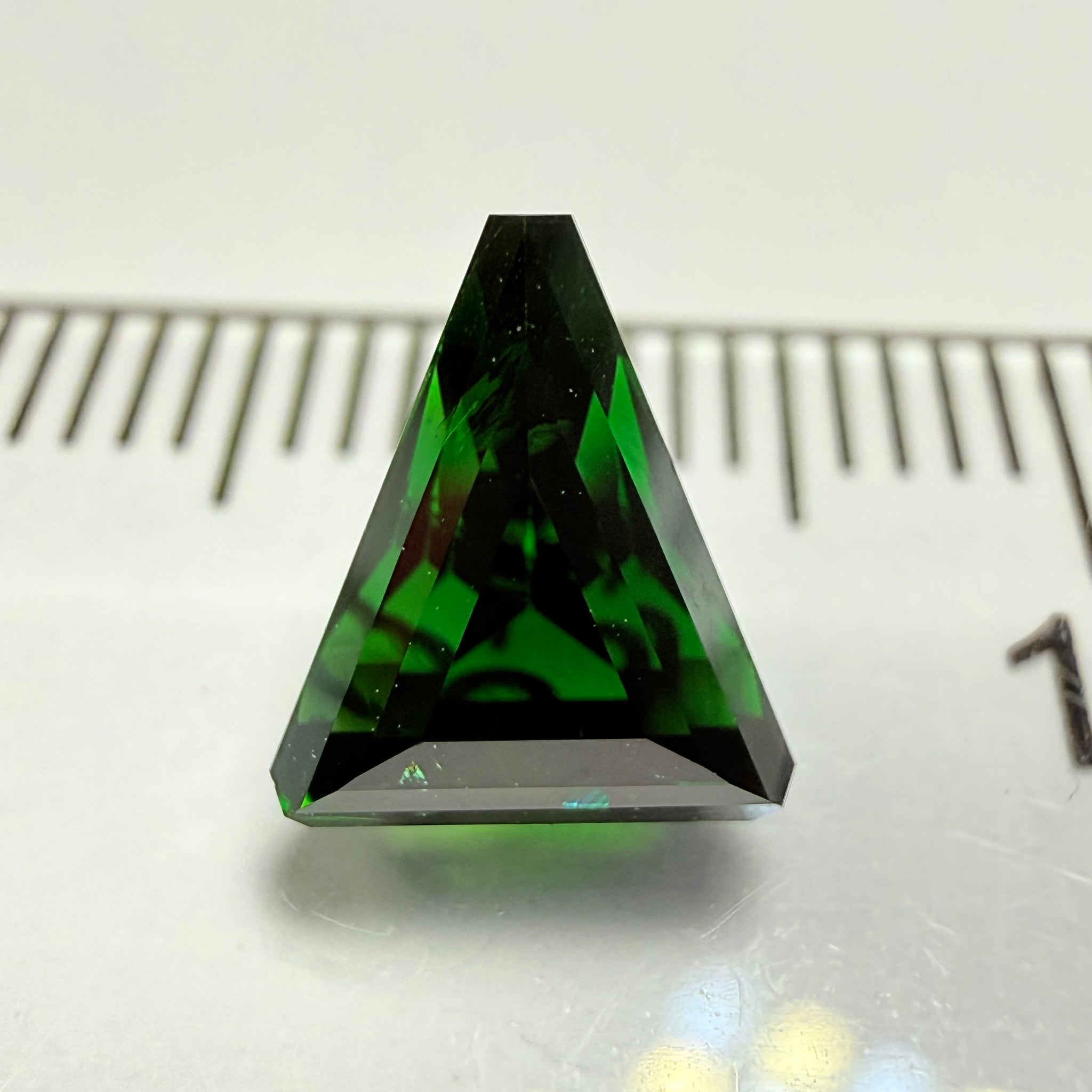 Chrome Tourmaline, 1.60ct, Landanai, Tanzania, Untreated Unheated, slightly included