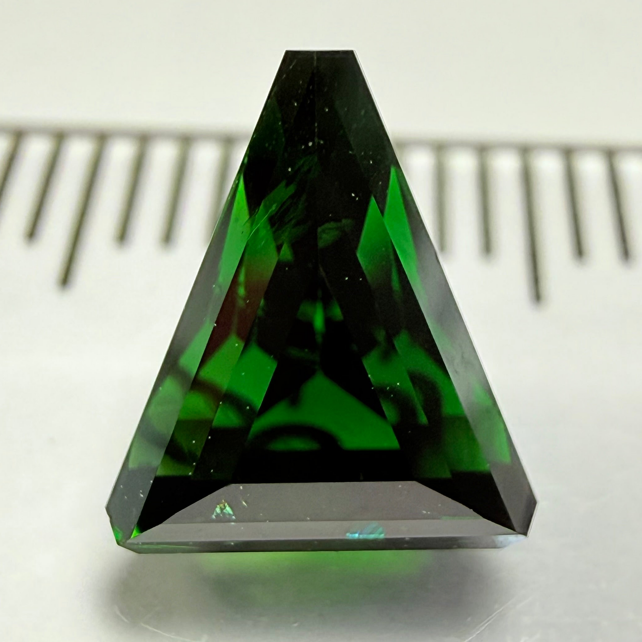 Chrome Tourmaline, 1.60ct, Landanai, Tanzania, Untreated Unheated, slightly included