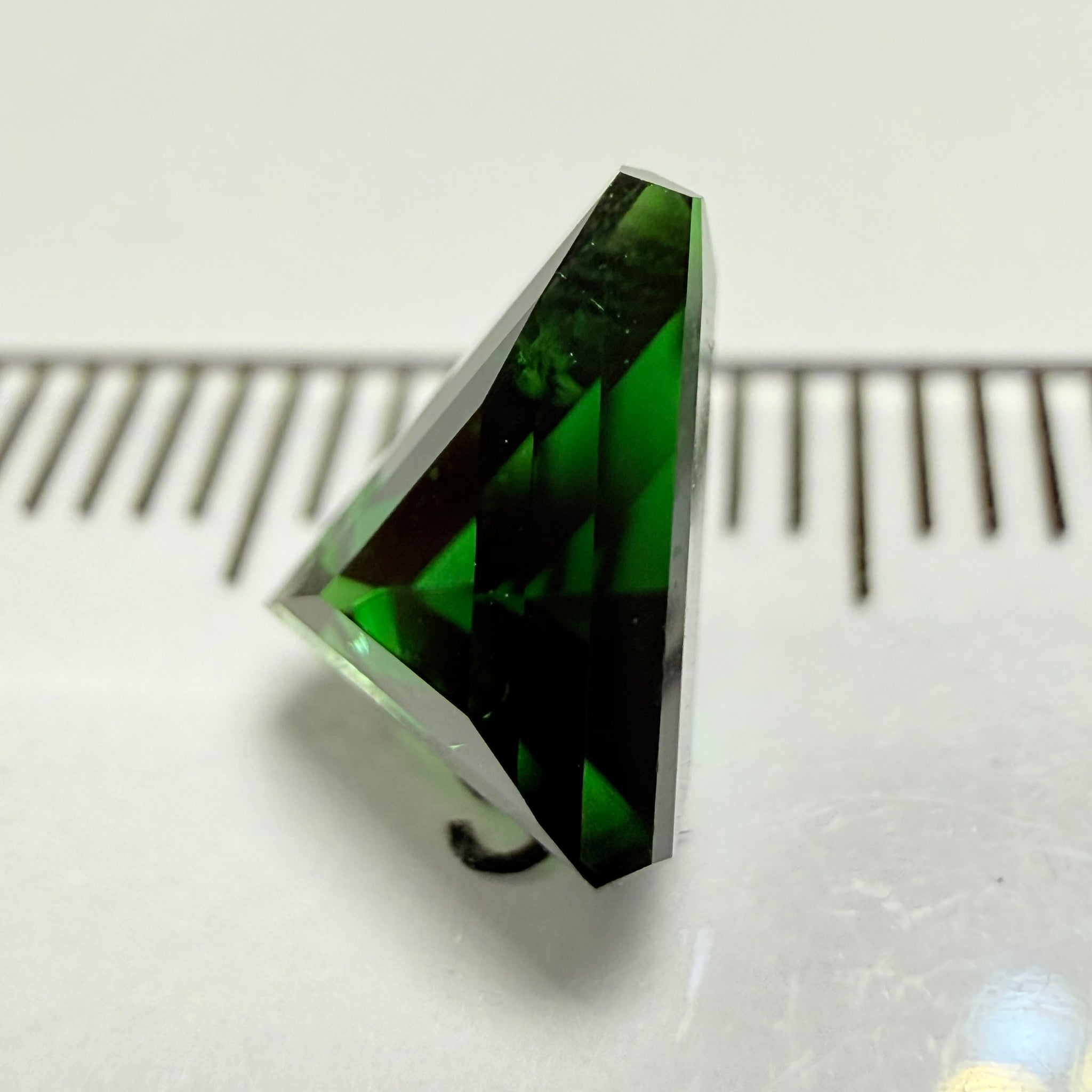 Chrome Tourmaline, 1.60ct, Landanai, Tanzania, Untreated Unheated, slightly included
