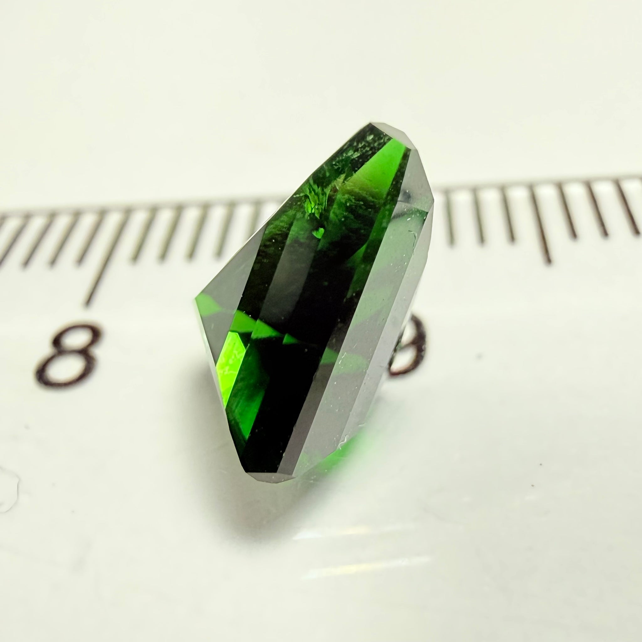 Chrome Tourmaline, 1.60ct, Landanai, Tanzania, Untreated Unheated, slightly included