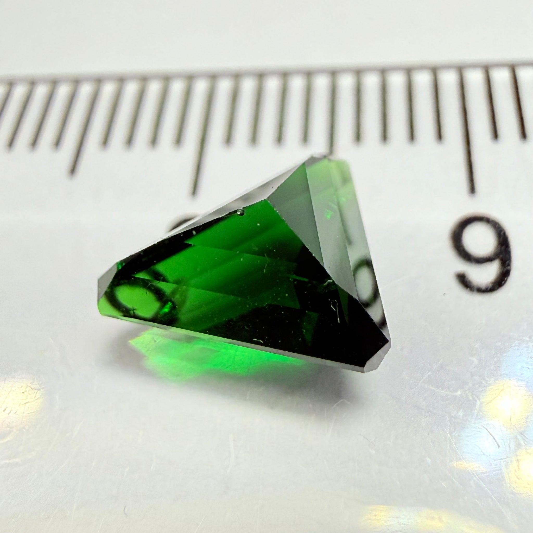 Chrome Tourmaline, 1.60ct, Landanai, Tanzania, Untreated Unheated, slightly included