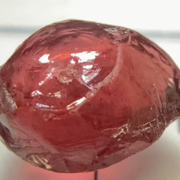 Rhodolite Garnet, 3.26ct, Tanzania, Untreated Unheated, slightly silky and a small inclusion coming in on the outside