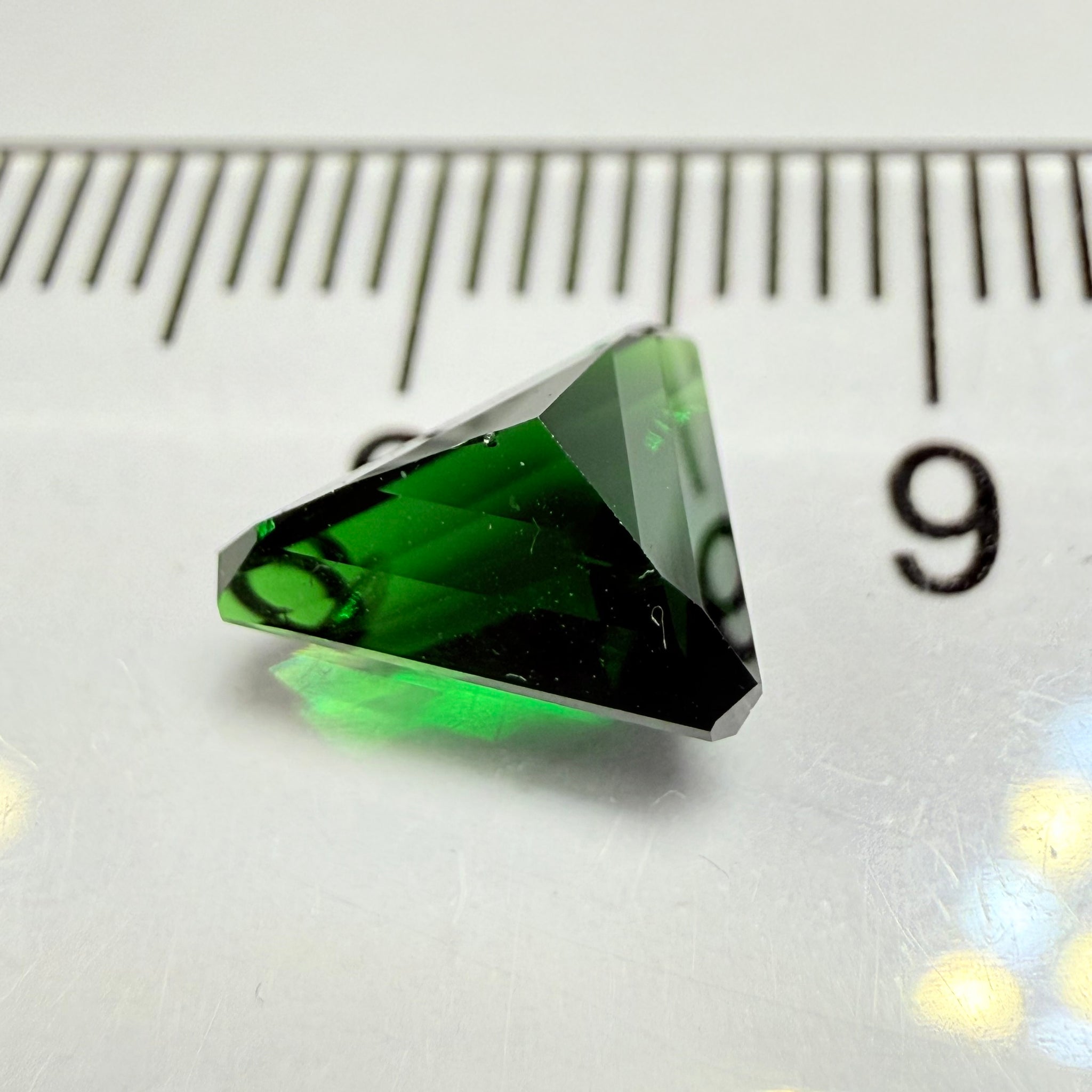 Chrome Tourmaline, 1.60ct, Landanai, Tanzania, Untreated Unheated, slightly included