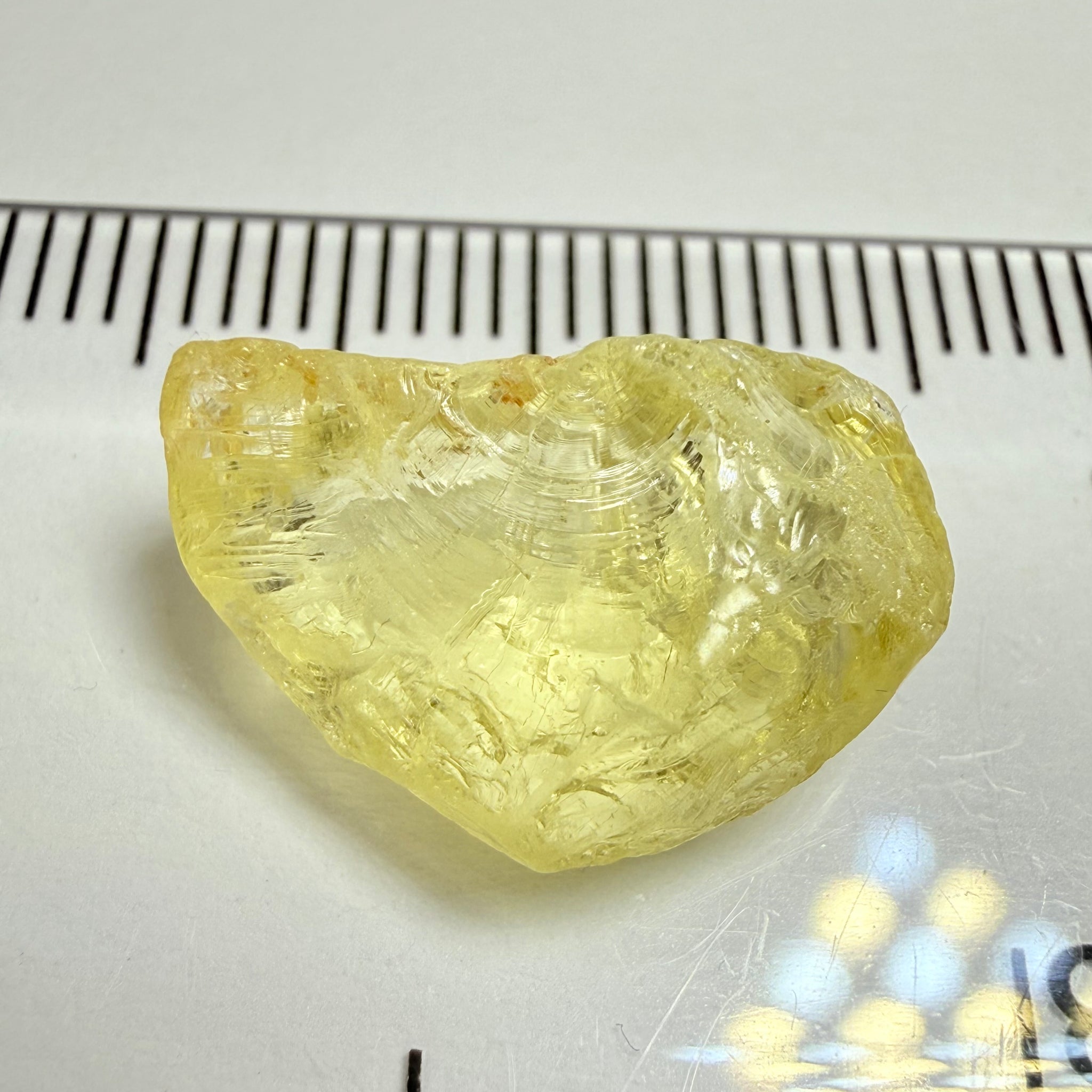 Danburite, 8.28ct, Tanzania, Untreated Unheated, fine needles inside, slightly flattish shape