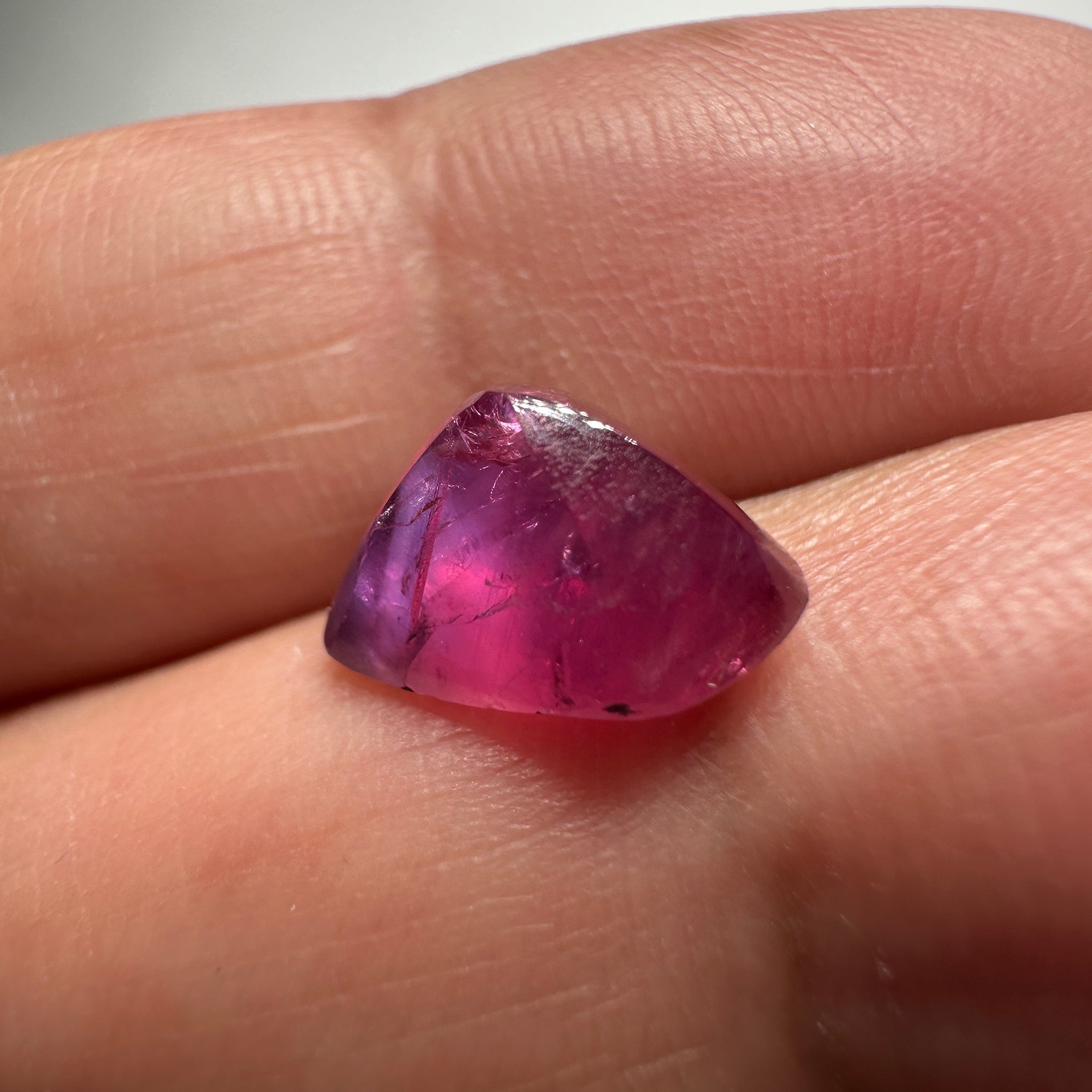 Winza Sapphire Fancy Freeform Cabochon, 5.25ct, Tanzania, Untreated Unheated