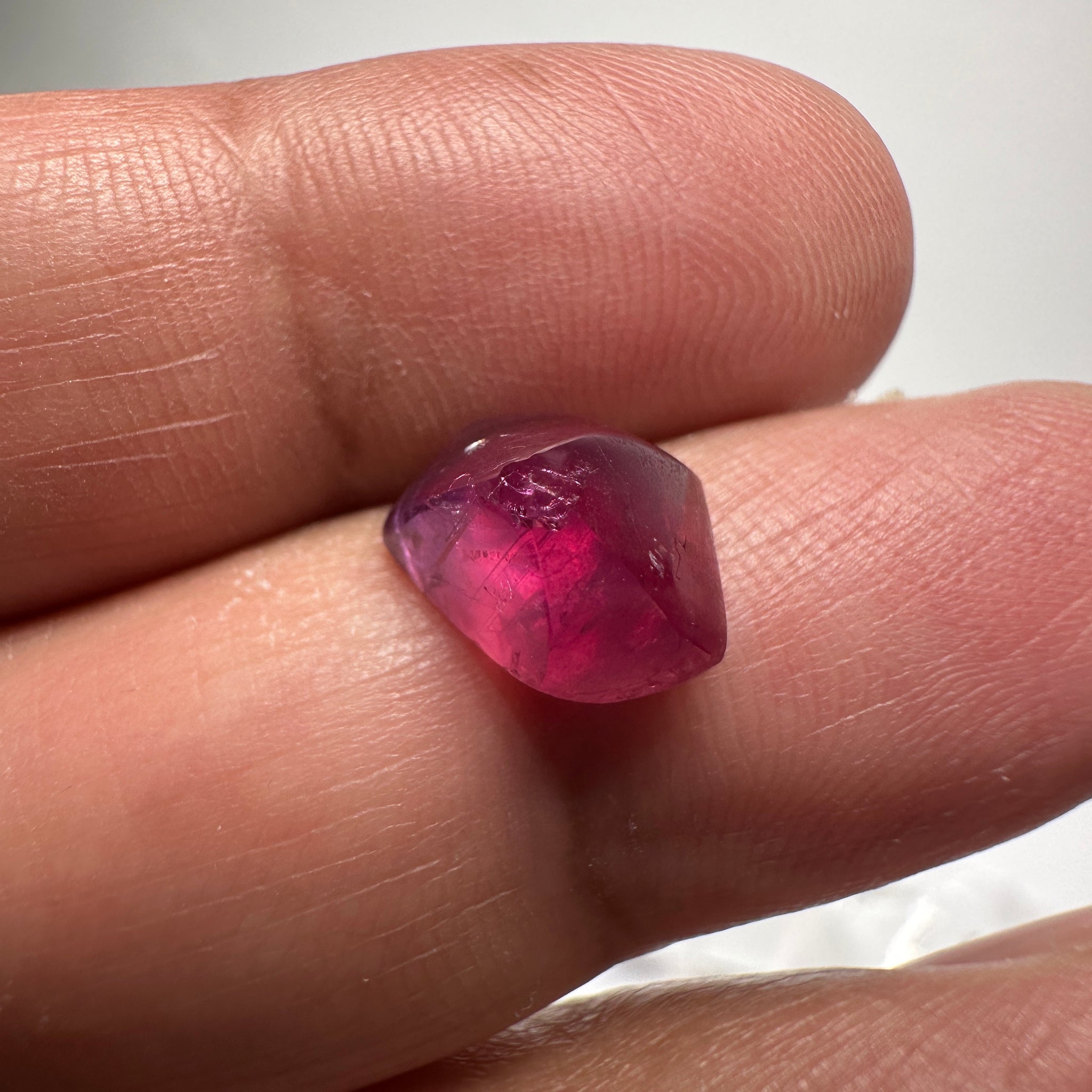 Winza Sapphire Fancy Freeform Cabochon, 5.25ct, Tanzania, Untreated Unheated