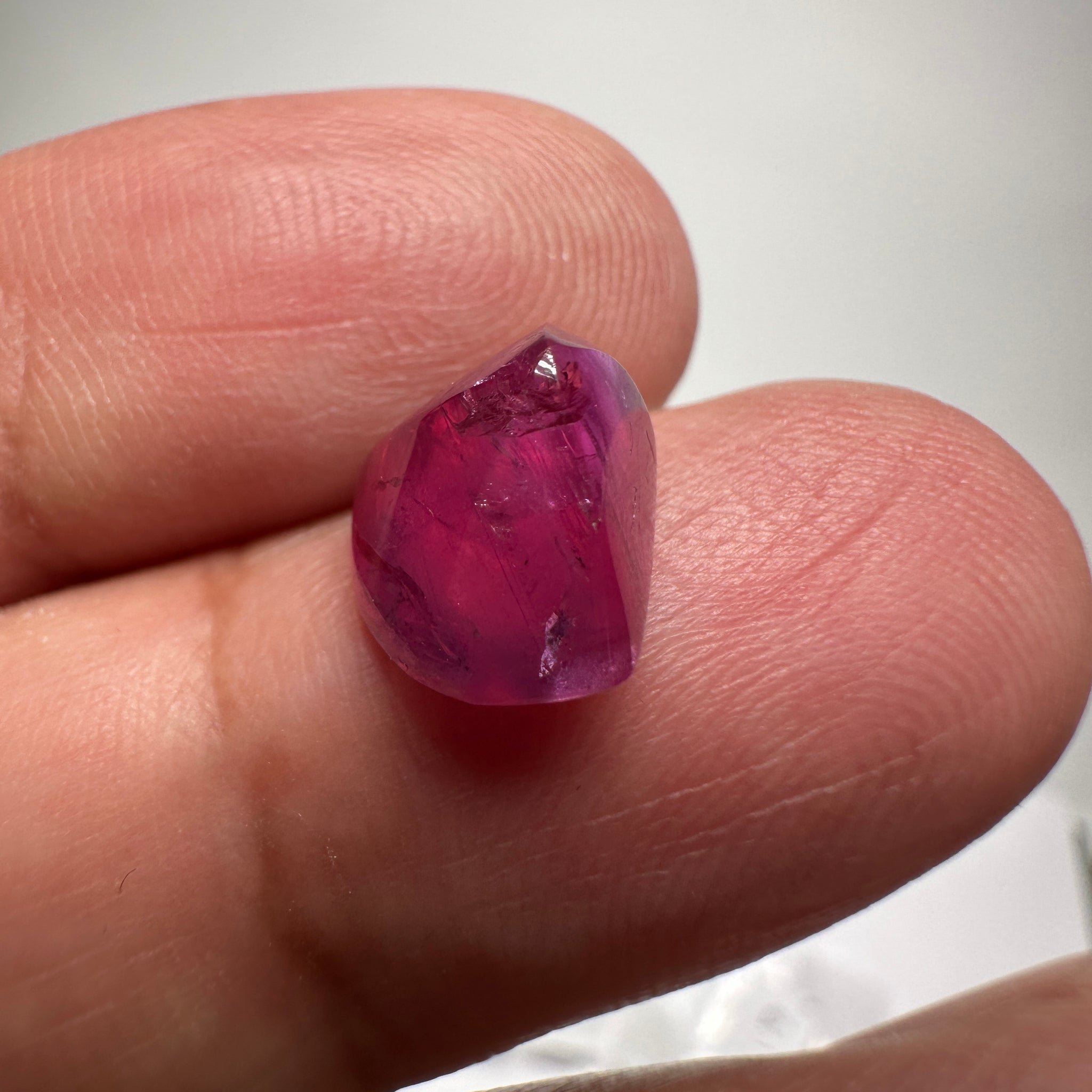 Winza Sapphire Fancy Freeform Cabochon, 5.25ct, Tanzania, Untreated Unheated
