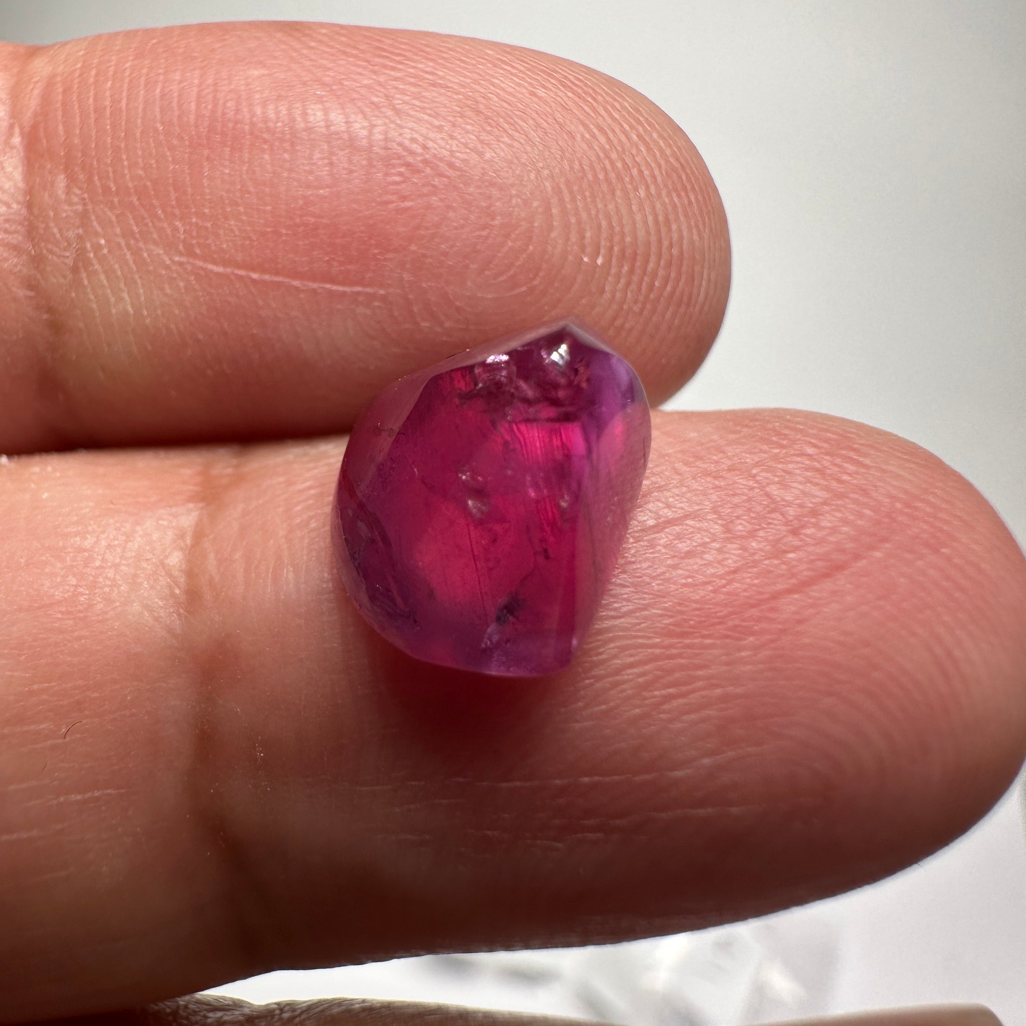 Winza Sapphire Fancy Freeform Cabochon, 5.25ct, Tanzania, Untreated Unheated