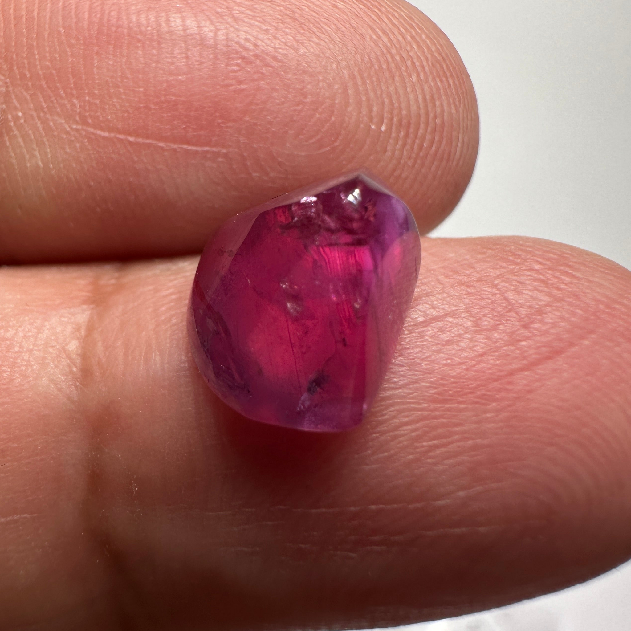 Winza Sapphire Fancy Freeform Cabochon, 5.25ct, Tanzania, Untreated Unheated