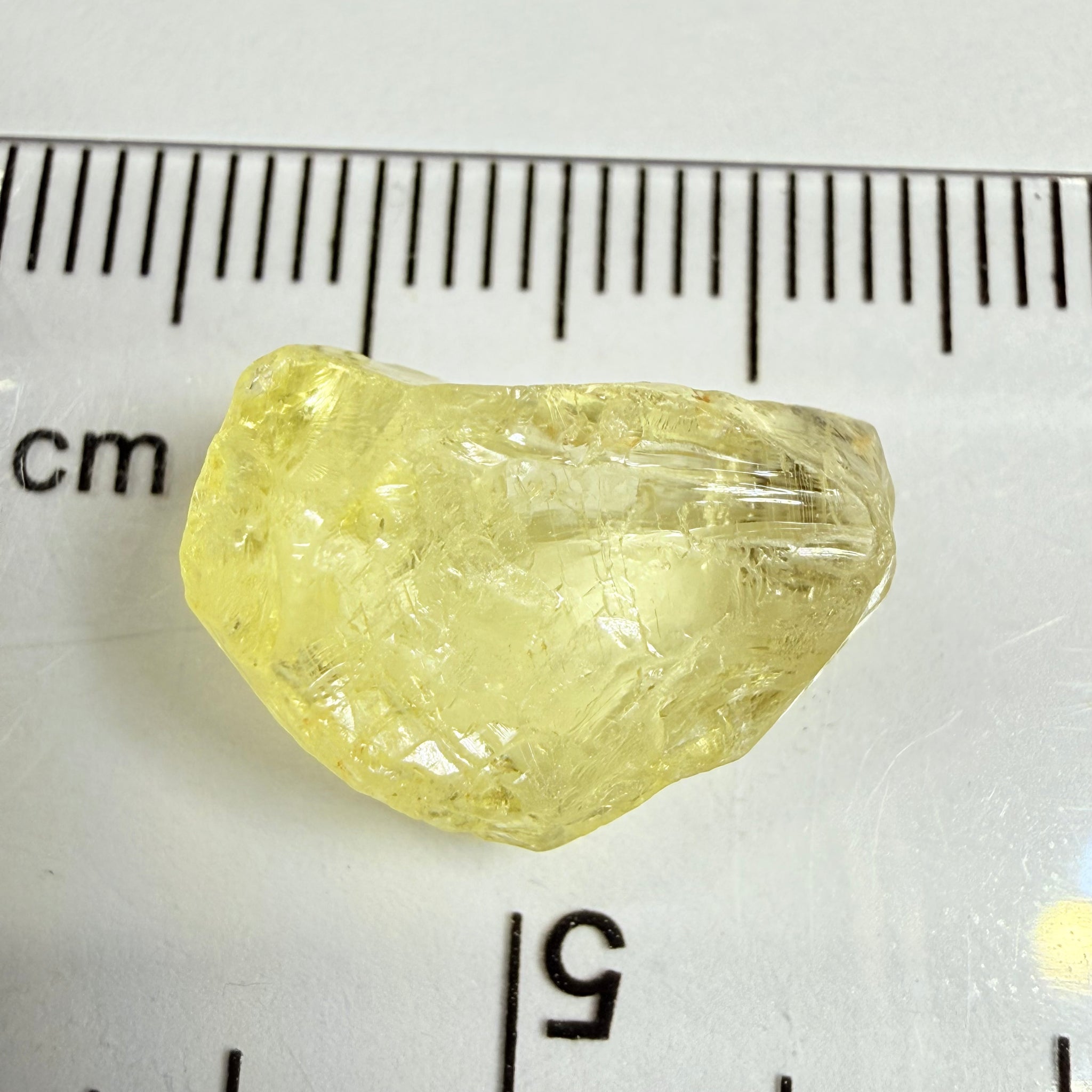Danburite, 8.28ct, Tanzania, Untreated Unheated, fine needles inside, slightly flattish shape
