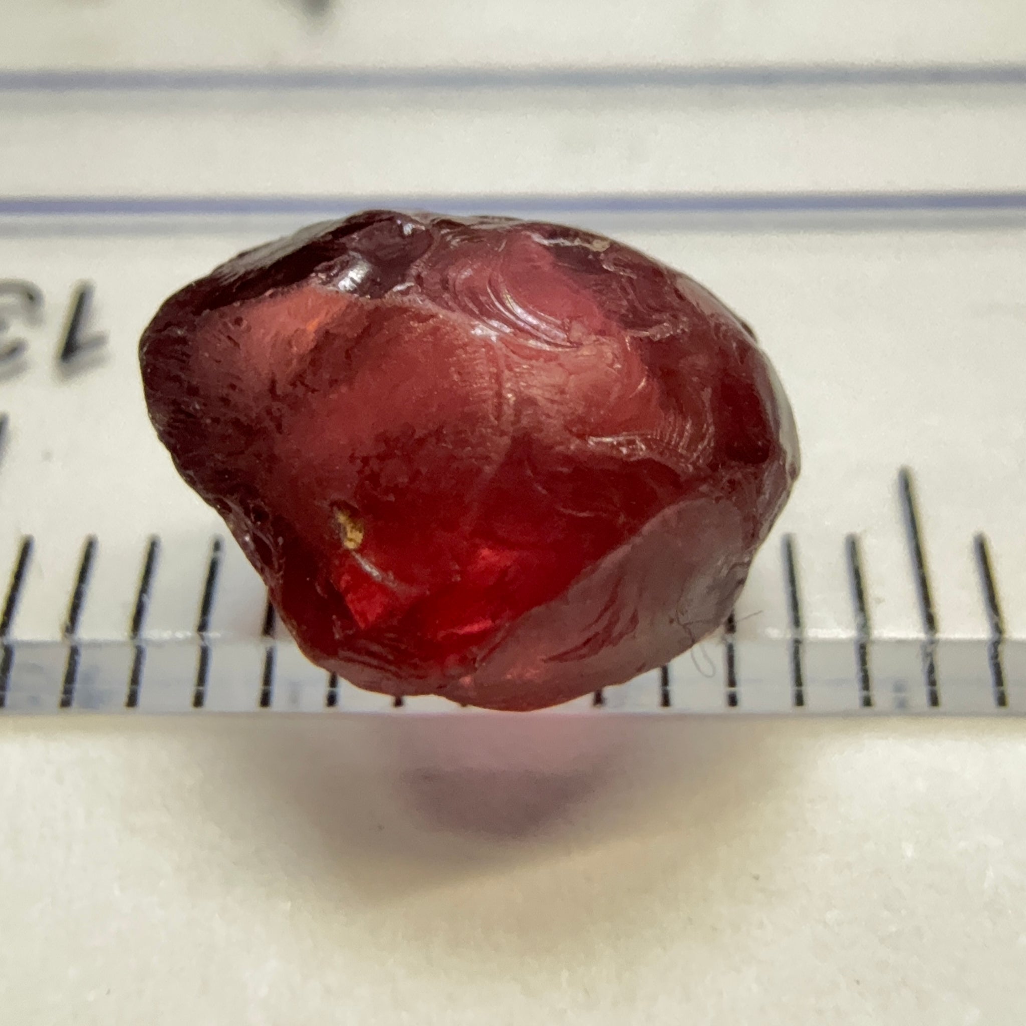 Rhodolite Garnet, 3.26ct, Tanzania, Untreated Unheated, slightly silky and a small inclusion coming in on the outside