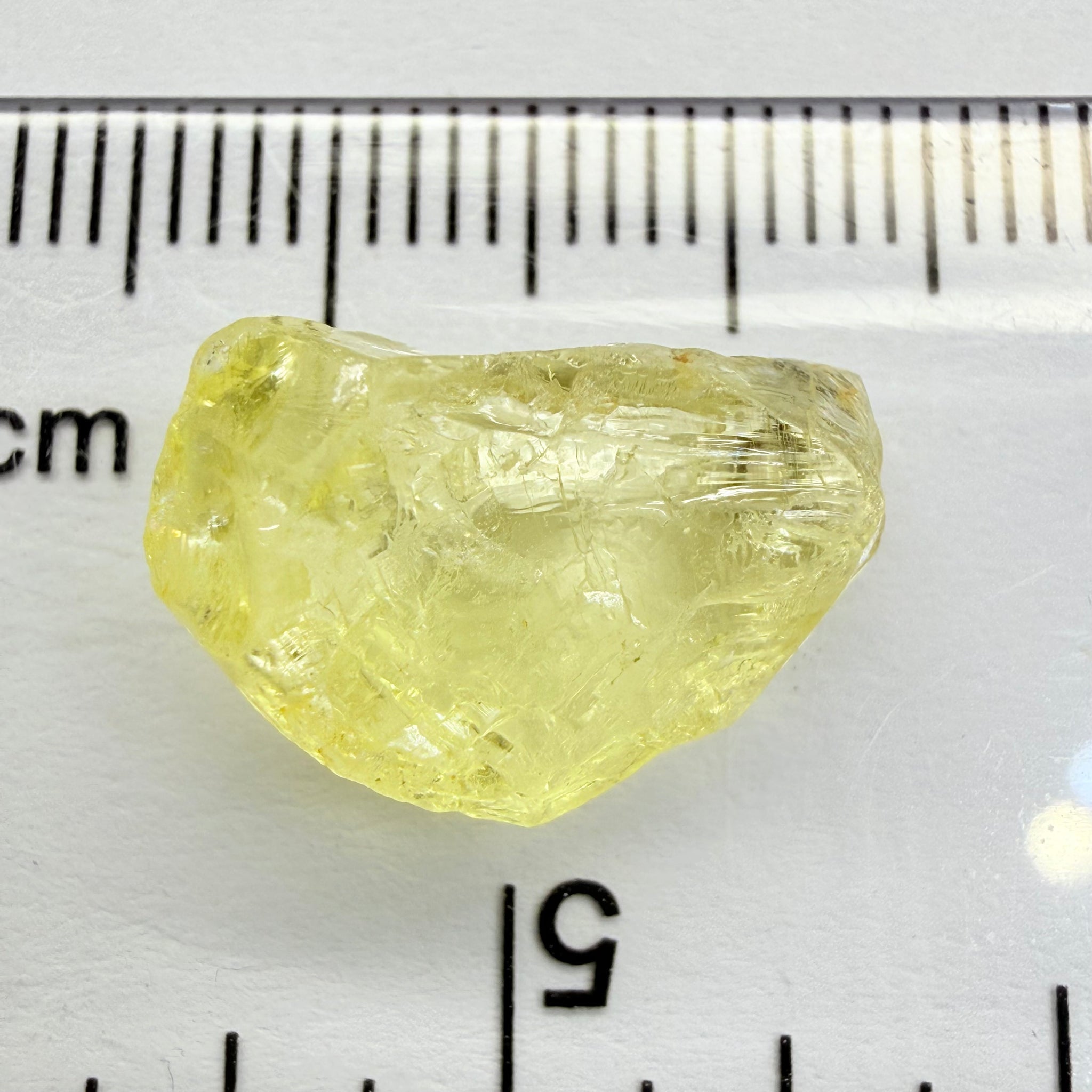 Danburite, 8.28ct, Tanzania, Untreated Unheated, fine needles inside, slightly flattish shape