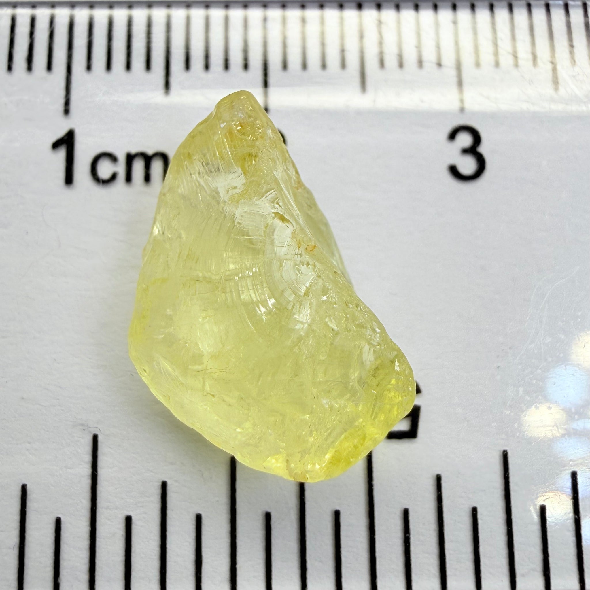 Danburite, 8.28ct, Tanzania, Untreated Unheated, fine needles inside, slightly flattish shape
