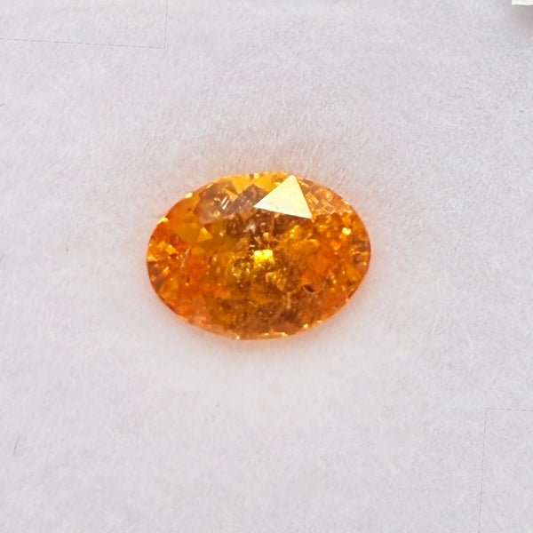 Mandarin Spessartite Garnet, 1.19ct, Loliondo, Tanzania, Untreated Unheated