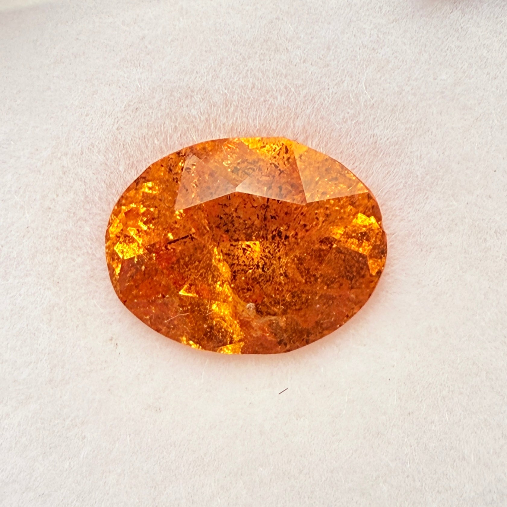Mandarin Spessartite Garnet, 2.98ct, Untreated Unheated