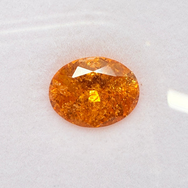 Mandarin Spessartite Garnet, 2.12ct, Loliondo, Tanzania, Untreated Unheated